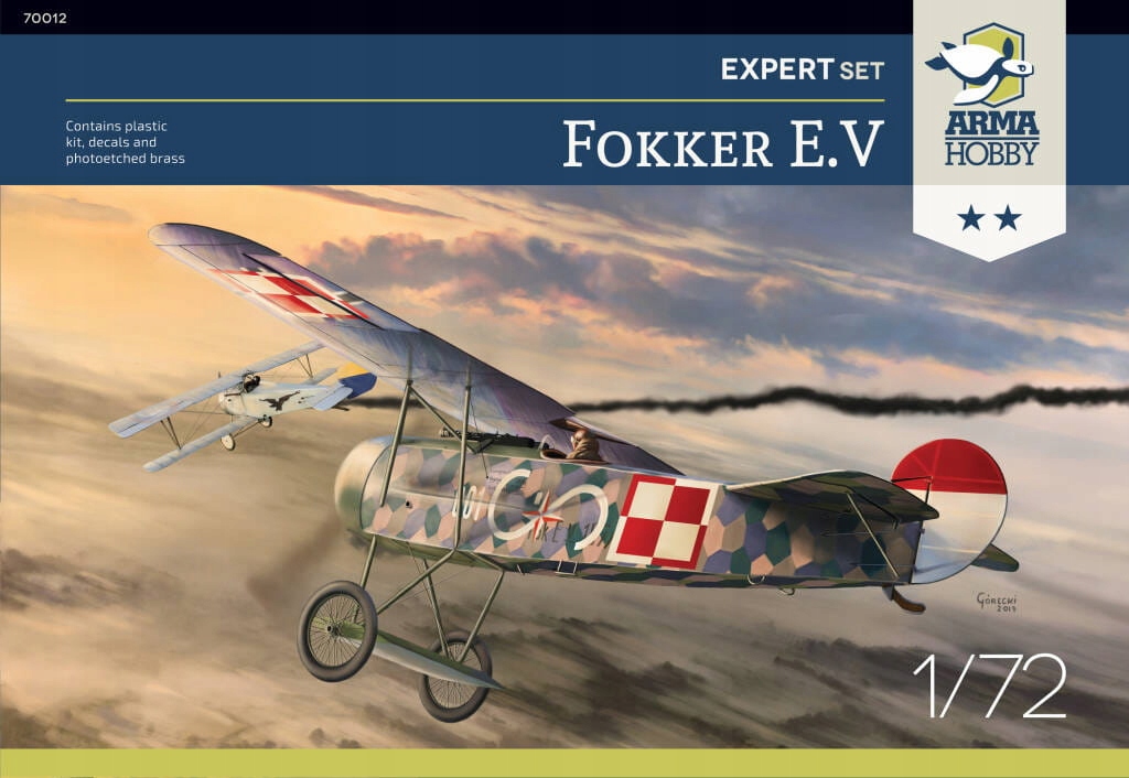 Fokker Ev Expert Set 1:72 Arma Hobby 70012