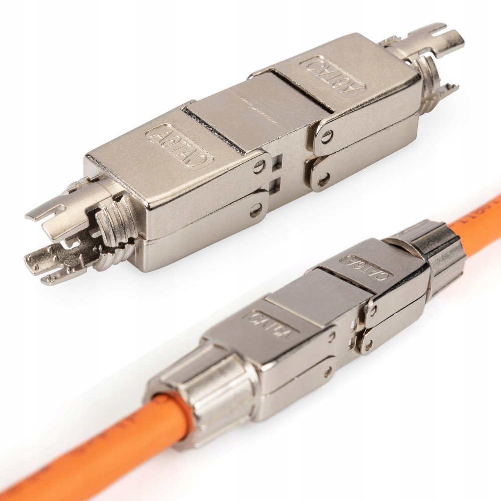 

Łącznik beczka RJ45 kat.6a Stp beznarzędziowy