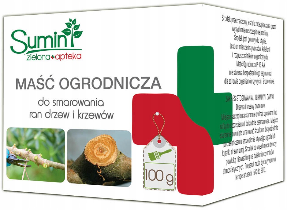 

Sumin Maść ogrodnicza na rany drzew i krzewów 100g