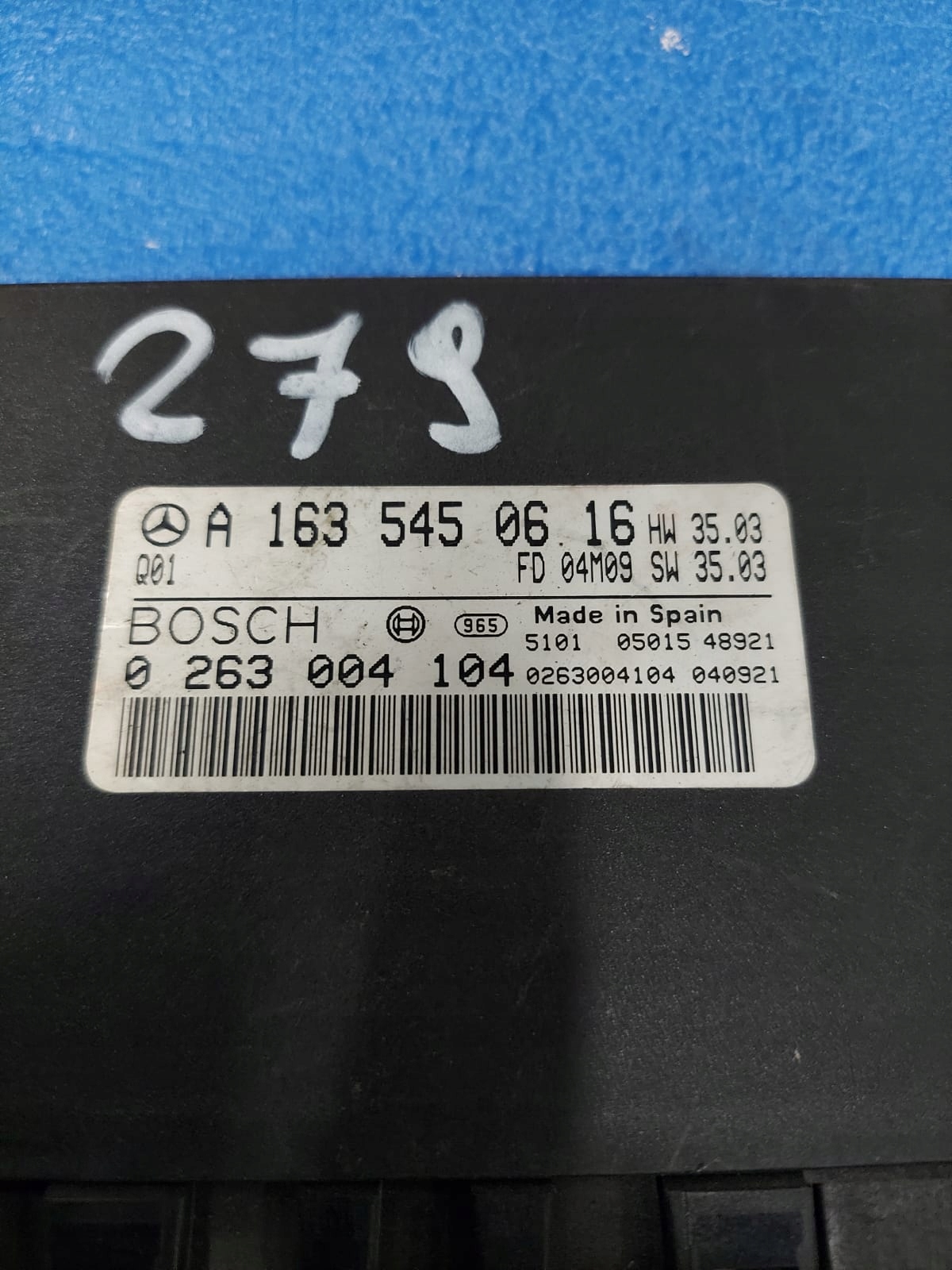 ML W163 A1635450616 modul Getriebe