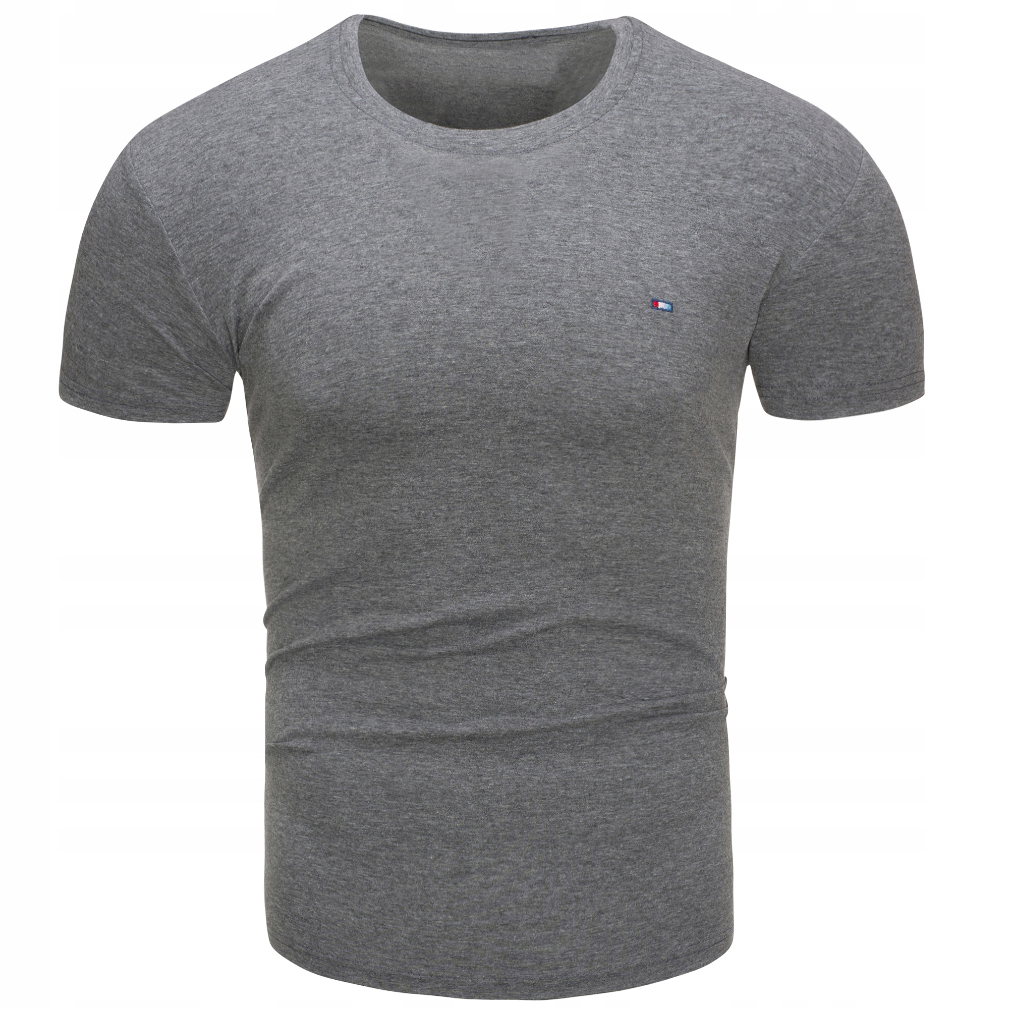 

TM05 r. XXL Męska Gładka Koszulka Z Haftem T-shirt