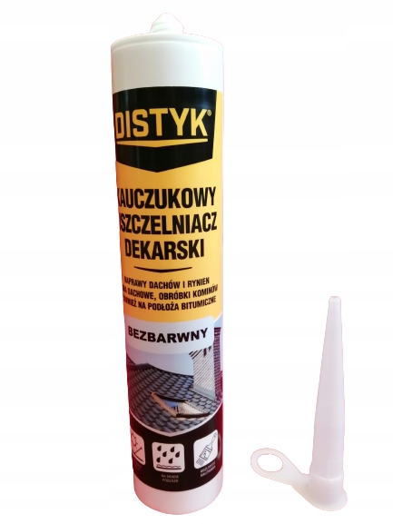 

Uszczelniacz dekarski Bezbarwny kauczukowy Uv 280m