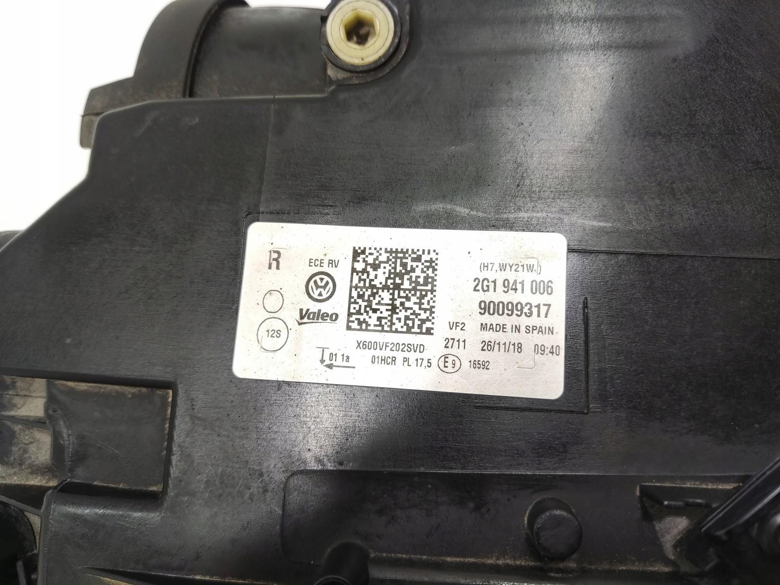 light right front front VOLKSWAGEN POLO VI 2G 2017-2021 2G1941006 EUROPA