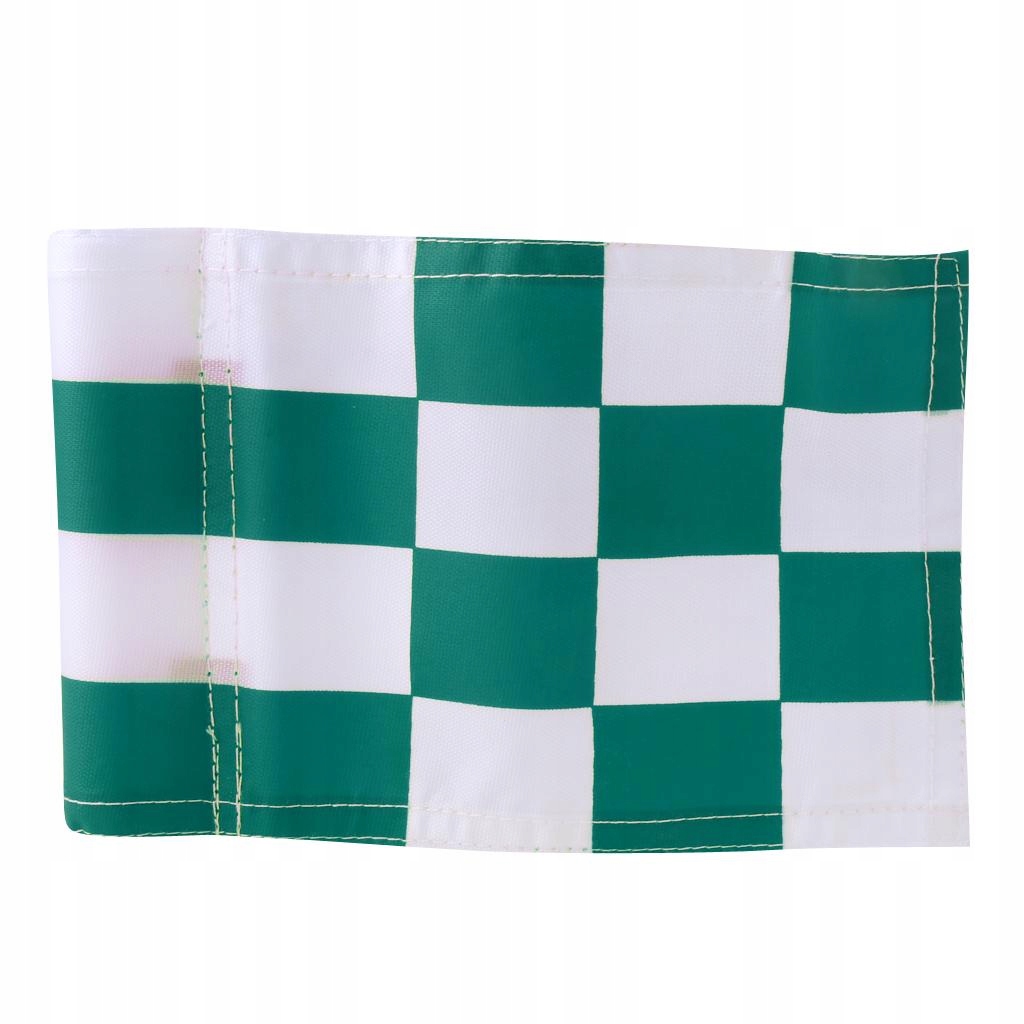 Golf Flag with Tube Inserted, Putting Flags 420D Mini Green+White Marka bez marki