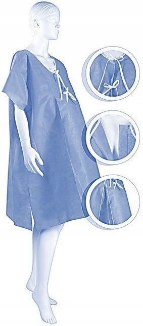 

Matodress Jednorazowa Koszula Porodu Karmienia S/m