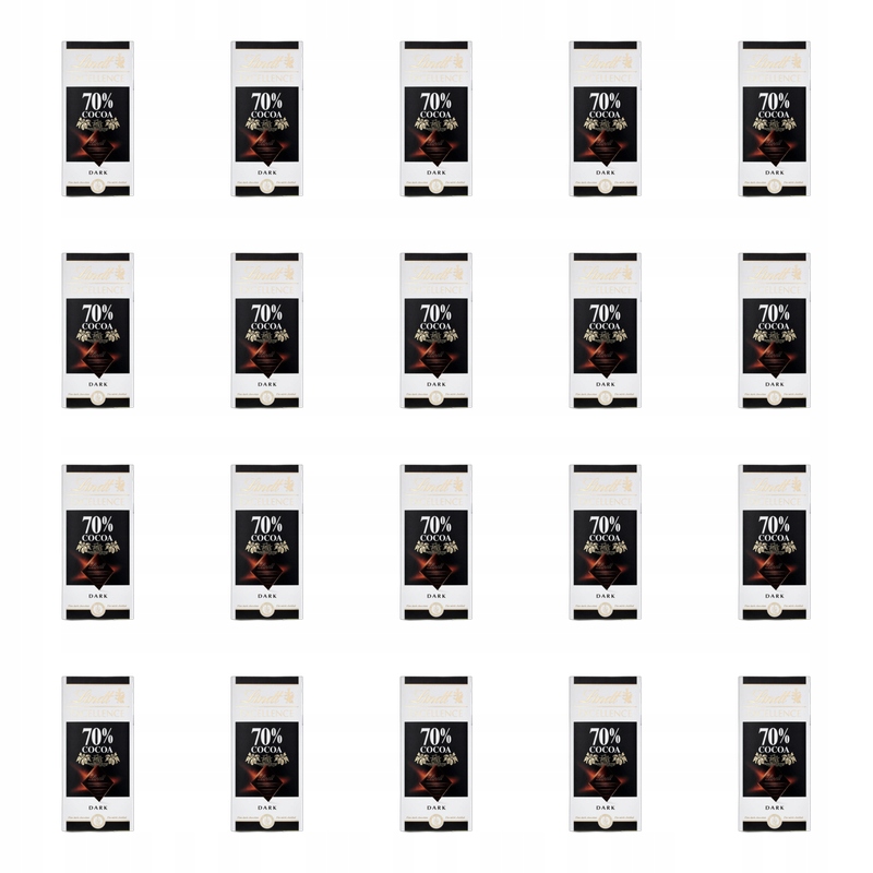 Lindt Excellence 70% Cocoa 100g X20