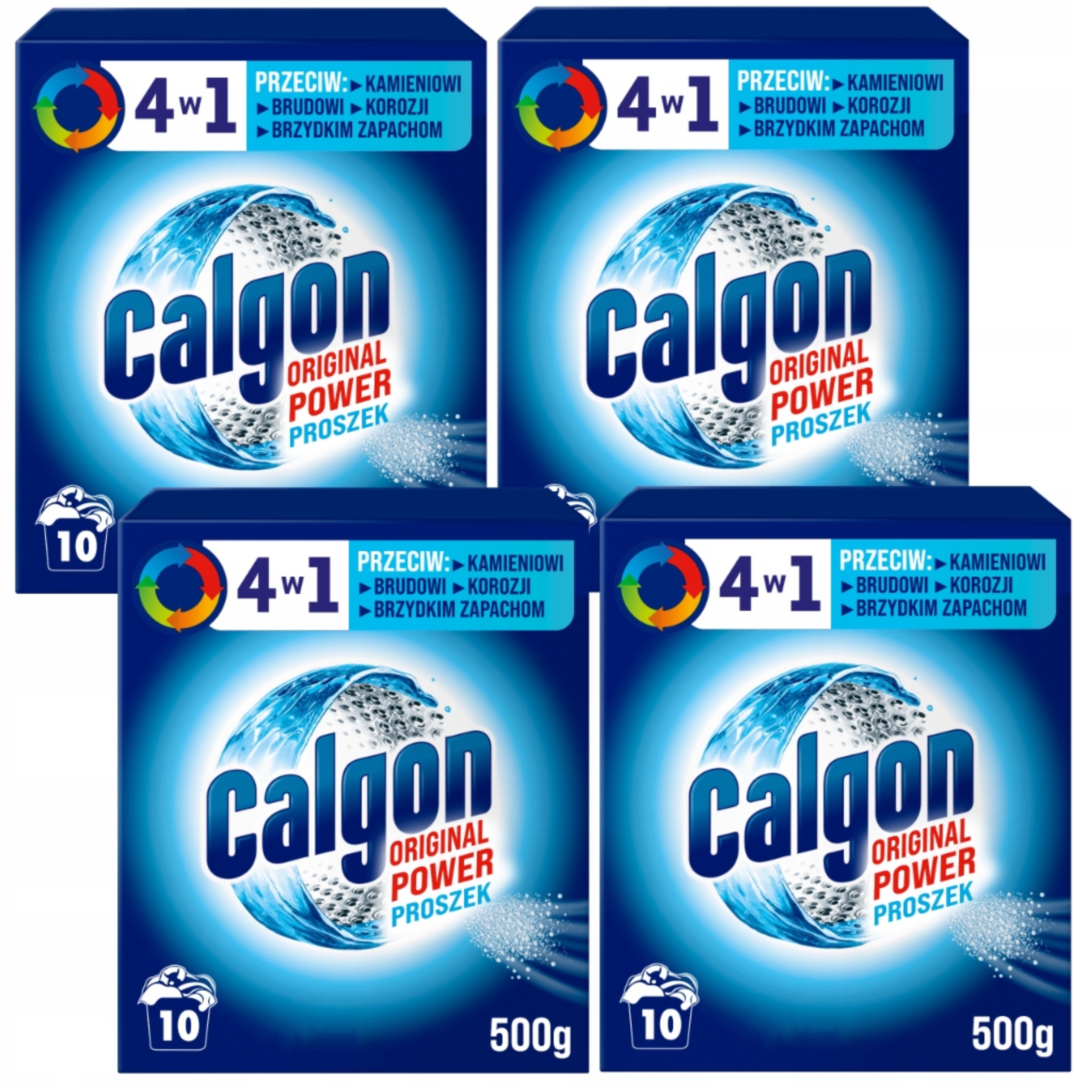 Levně Calgon Prášek Na Ochranu Pračky 4V1 Změkčovač Vody Odvápňovač 4X 500 G