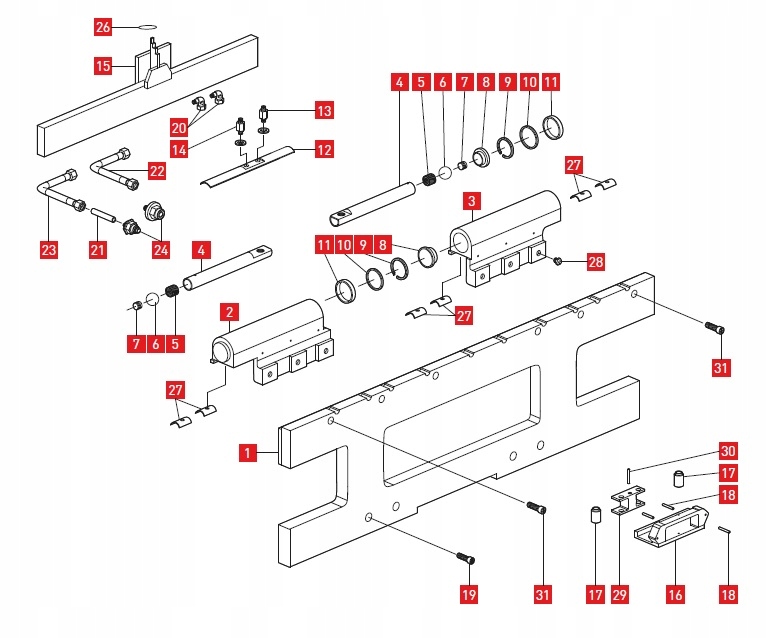 ROLKA PRZESUWU KAUP 137555 Producent części Jazgot