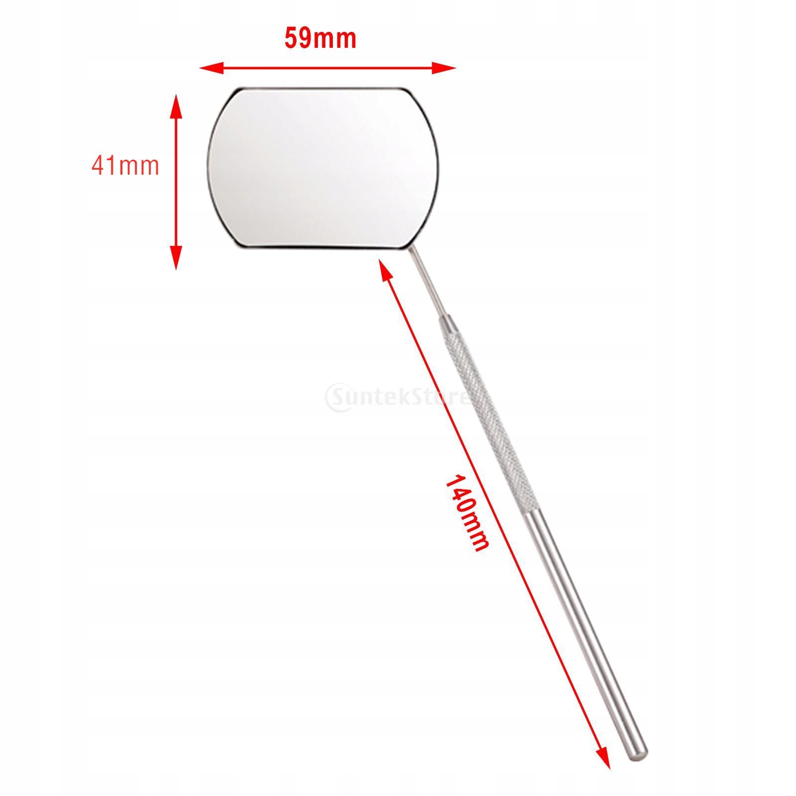 Eyelash Extensions Mirror Beauty Cosmetics Makeup Applying Eyelash Silver Marka bez marki