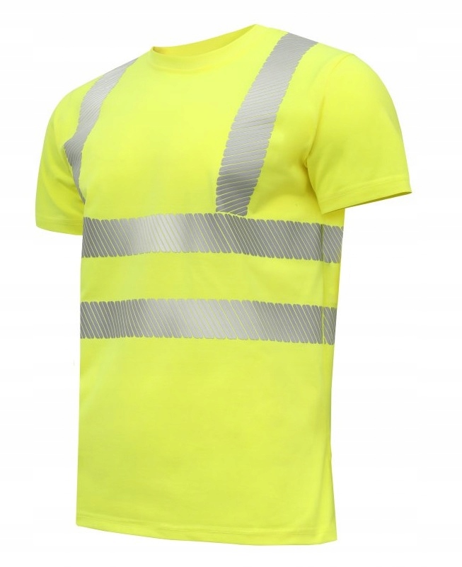 HOGERT T-SHIRT KOSZULKA OSTRZEGAWCZY ODBLASKOWY BAWEŁNA ŻÓŁTY R. XL 54 EAN (GTIN) 5902801478239