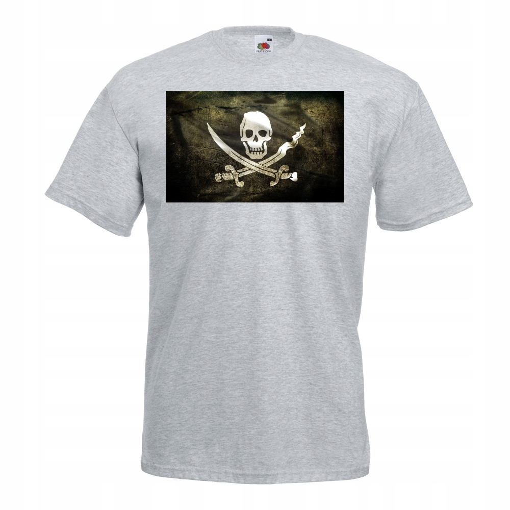 

Koszulka z nadrukiem flaga piracka Jolly Roger XXL