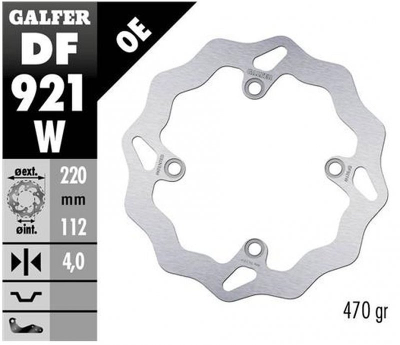 Brzdový Kotúč Zadný Sherco Se/sef 250/300/450 14-, Se 125 21-