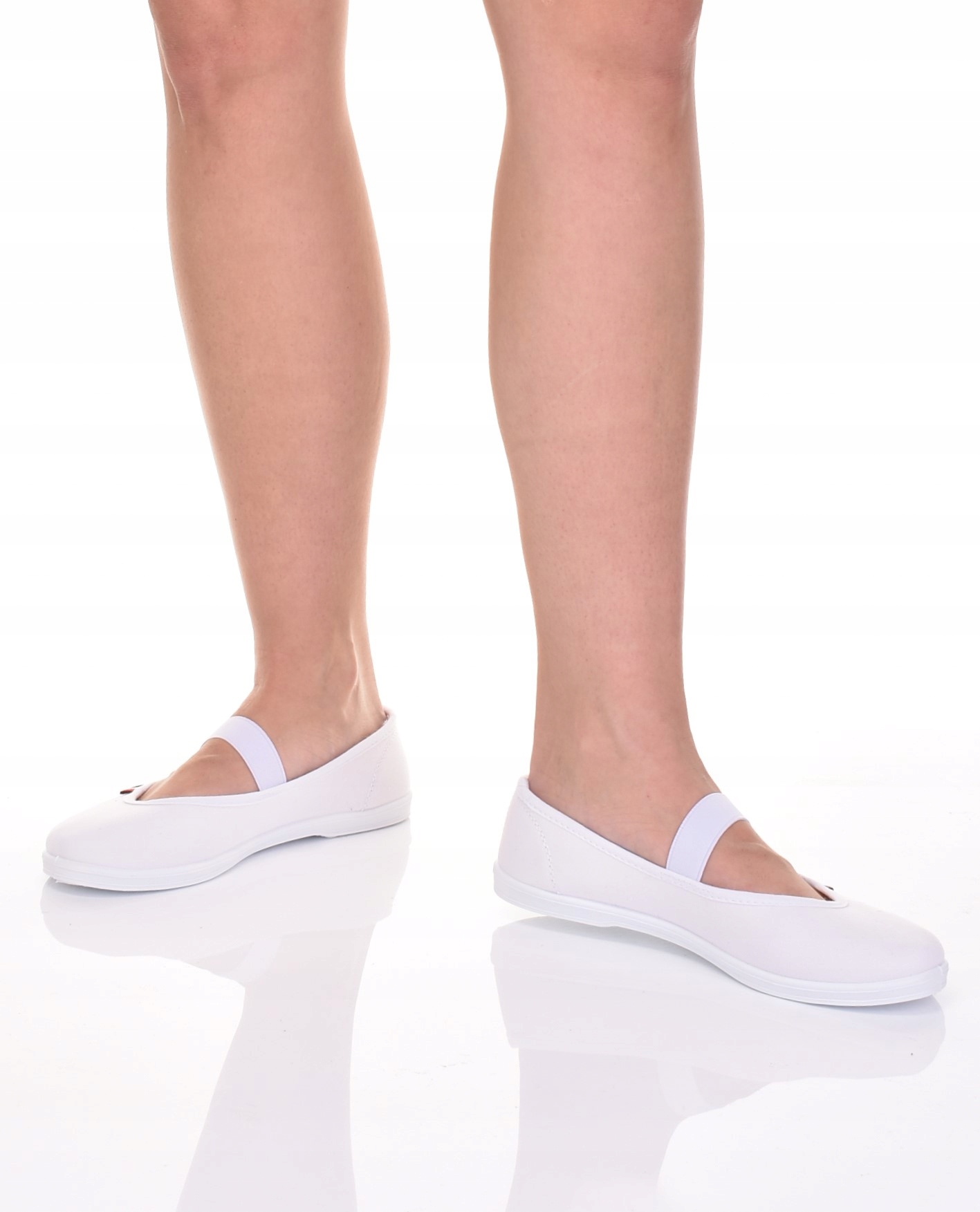 DAMSKIE BALERINY CZESZKI MATERIAŁOWE WYGODNE WSUWANE PRZEWIEWNE Rozmiar 40