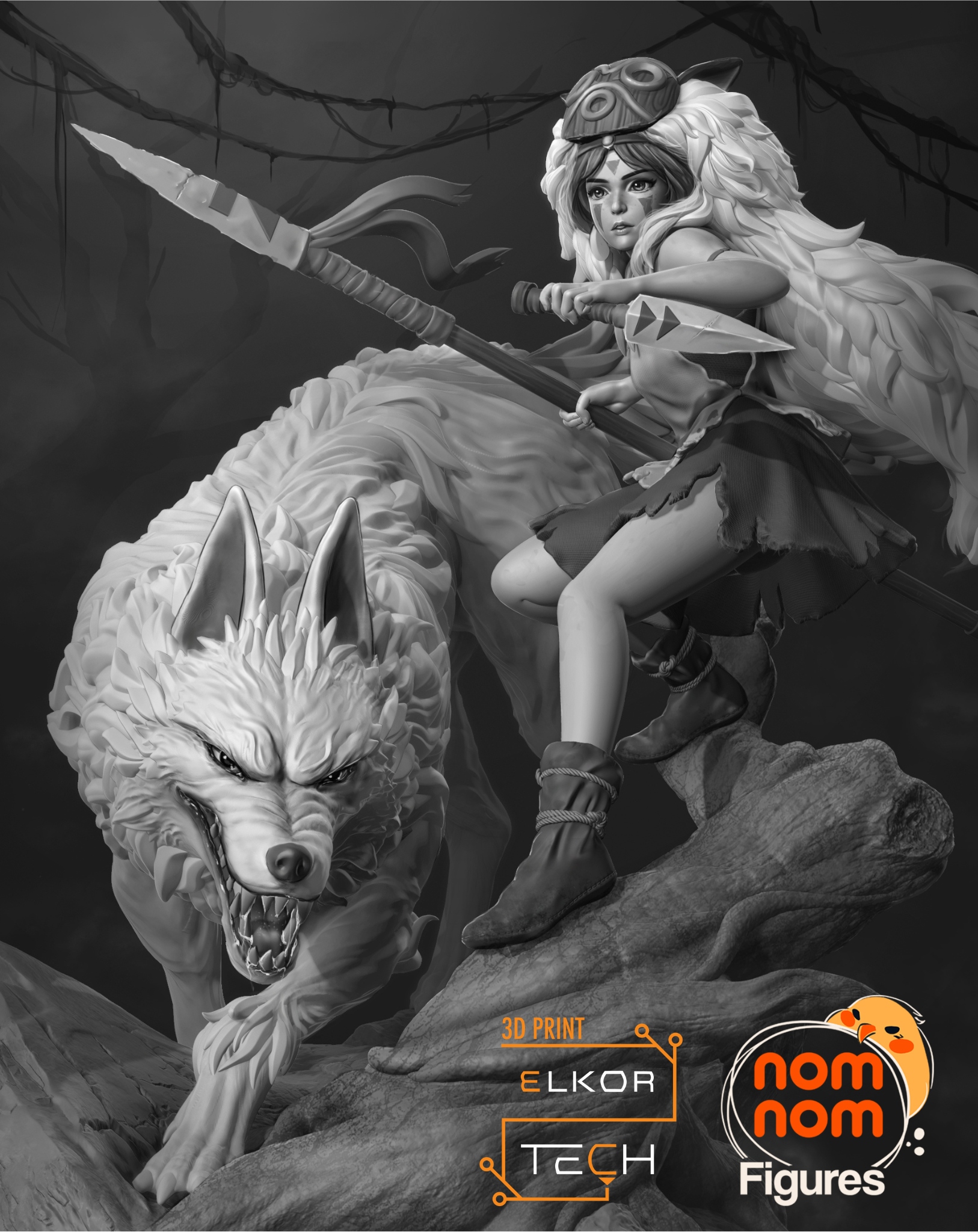 Figurka Princezny Mononoke