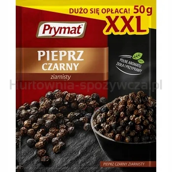 Prymat Pepř Černý Zrnitý Xxl 50 G
