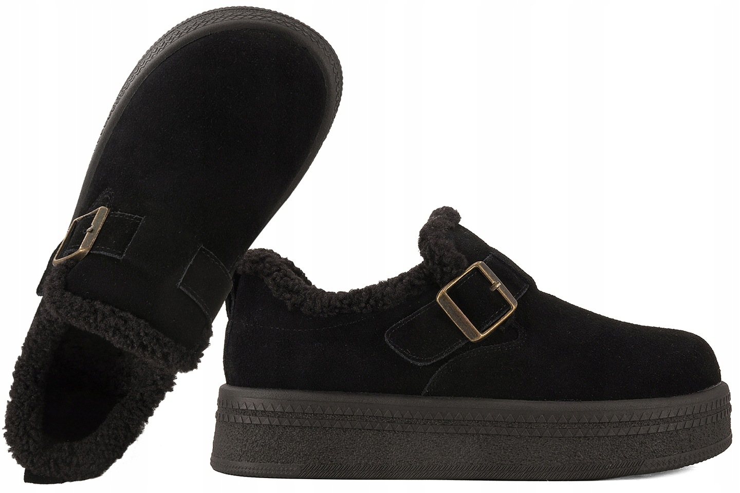 Filippo DP7946 Zateplené Dámské Polobotky Kotníkové Boty Semišové Na Platformě 39