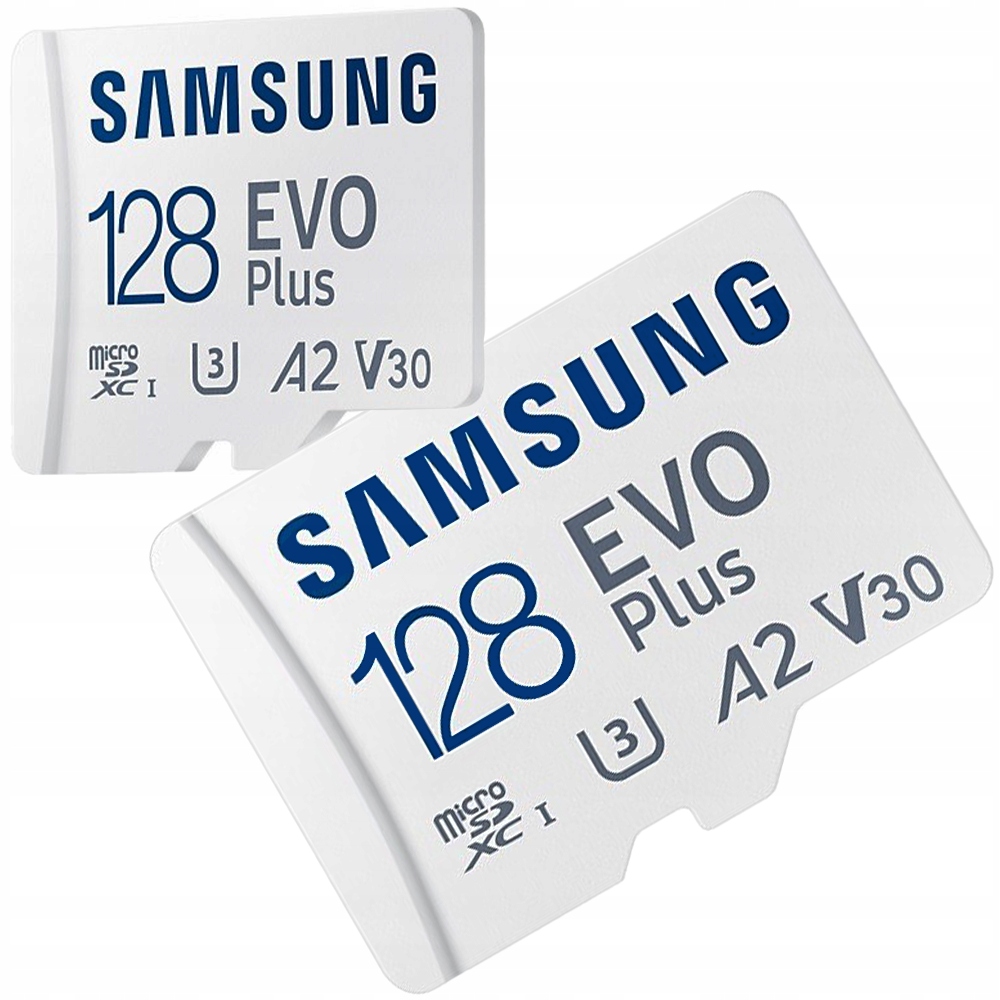 Karta pamięci SAMSUNG EVO+ 128GB micro SD 100MB/s EVO PLUS + adapter Klasy prędkości U3 V30 A2