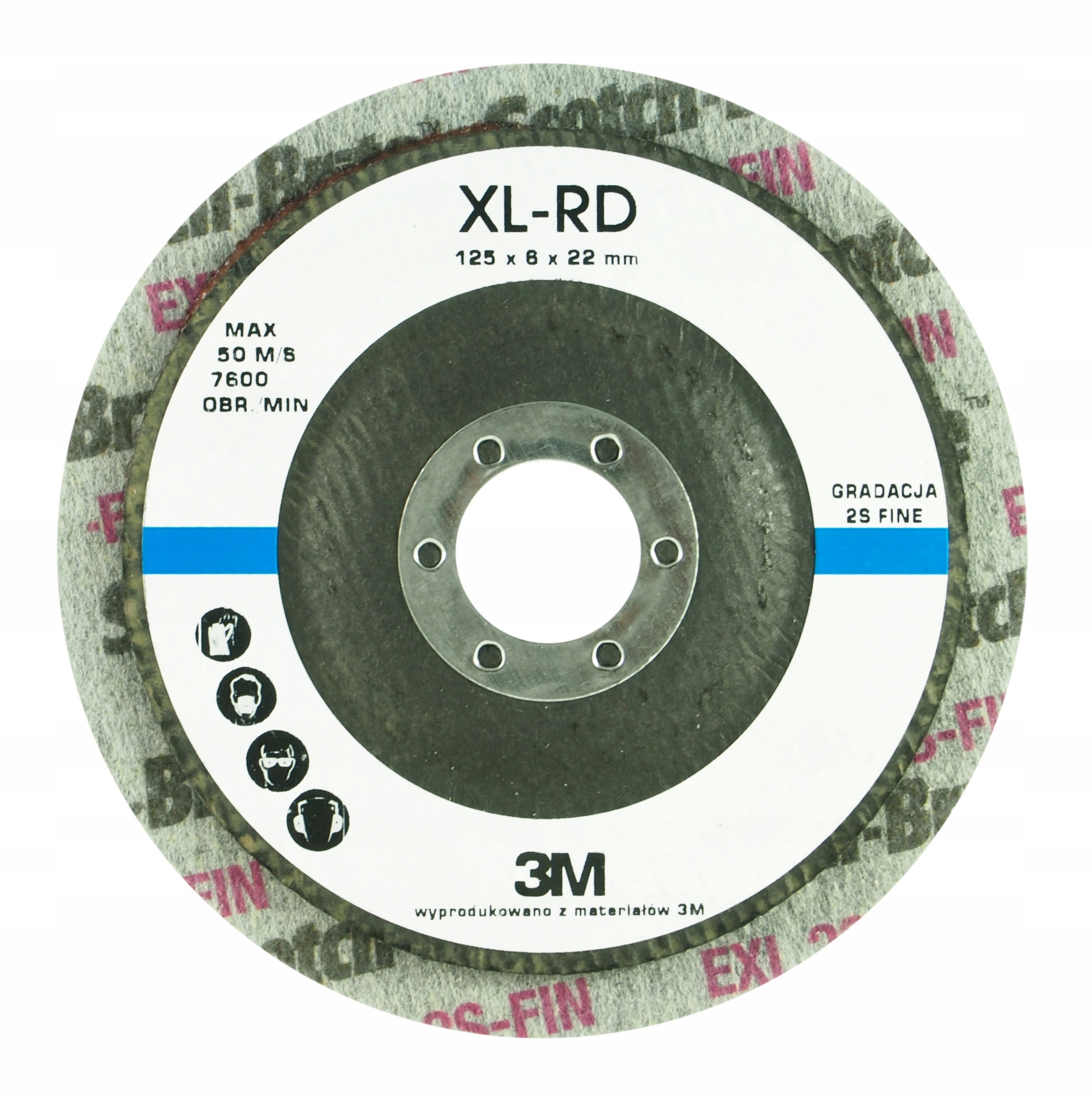 

Dysk Włóknina Sprasowana Xl-rd 126x6x22 2S Fin