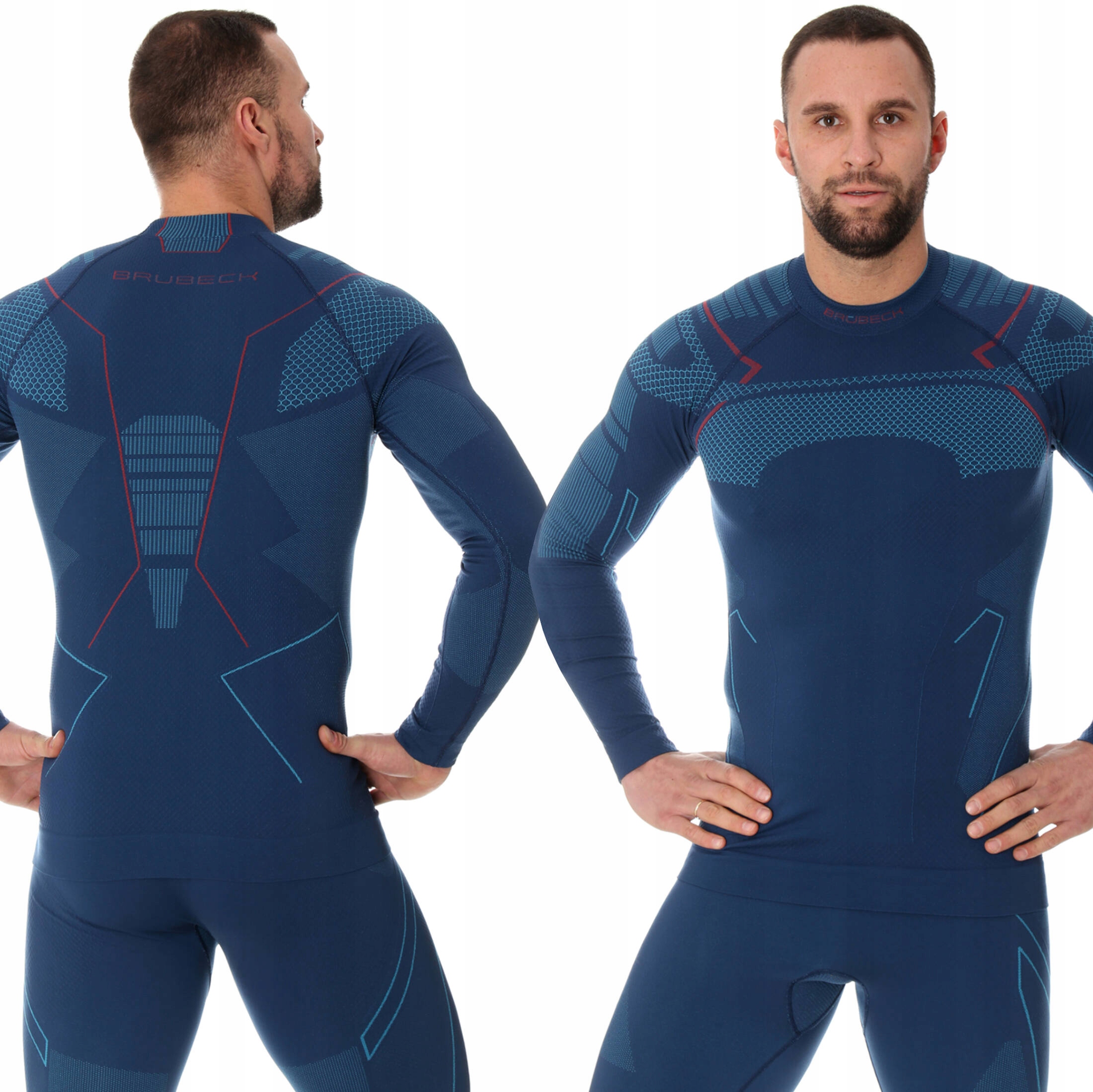 Komplet bielizny termoaktywnej do turystyki górskiej na zimę BRUBECK THERMO Stan opakowania oryginalne