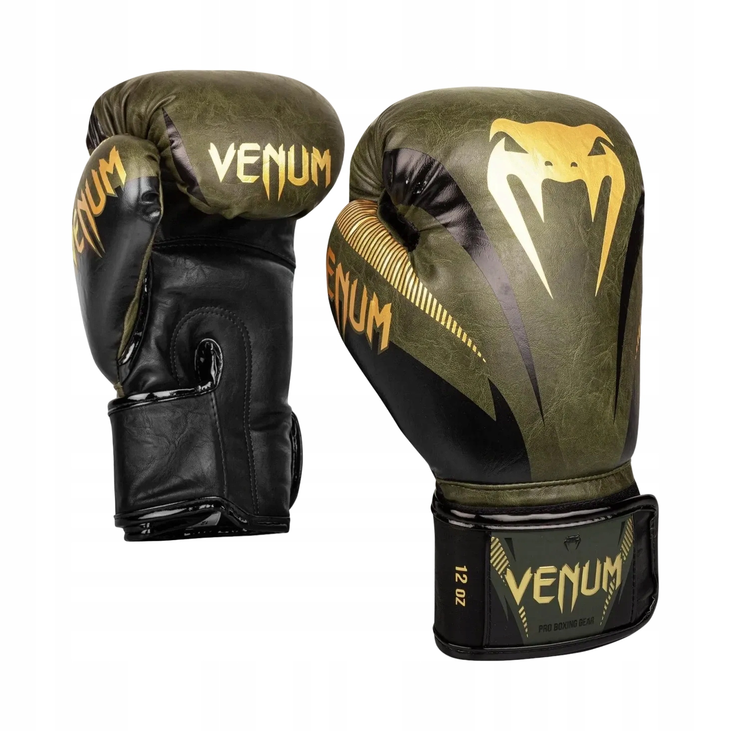rękawice bokserskie venum impact 10OZ Czarny/khaki