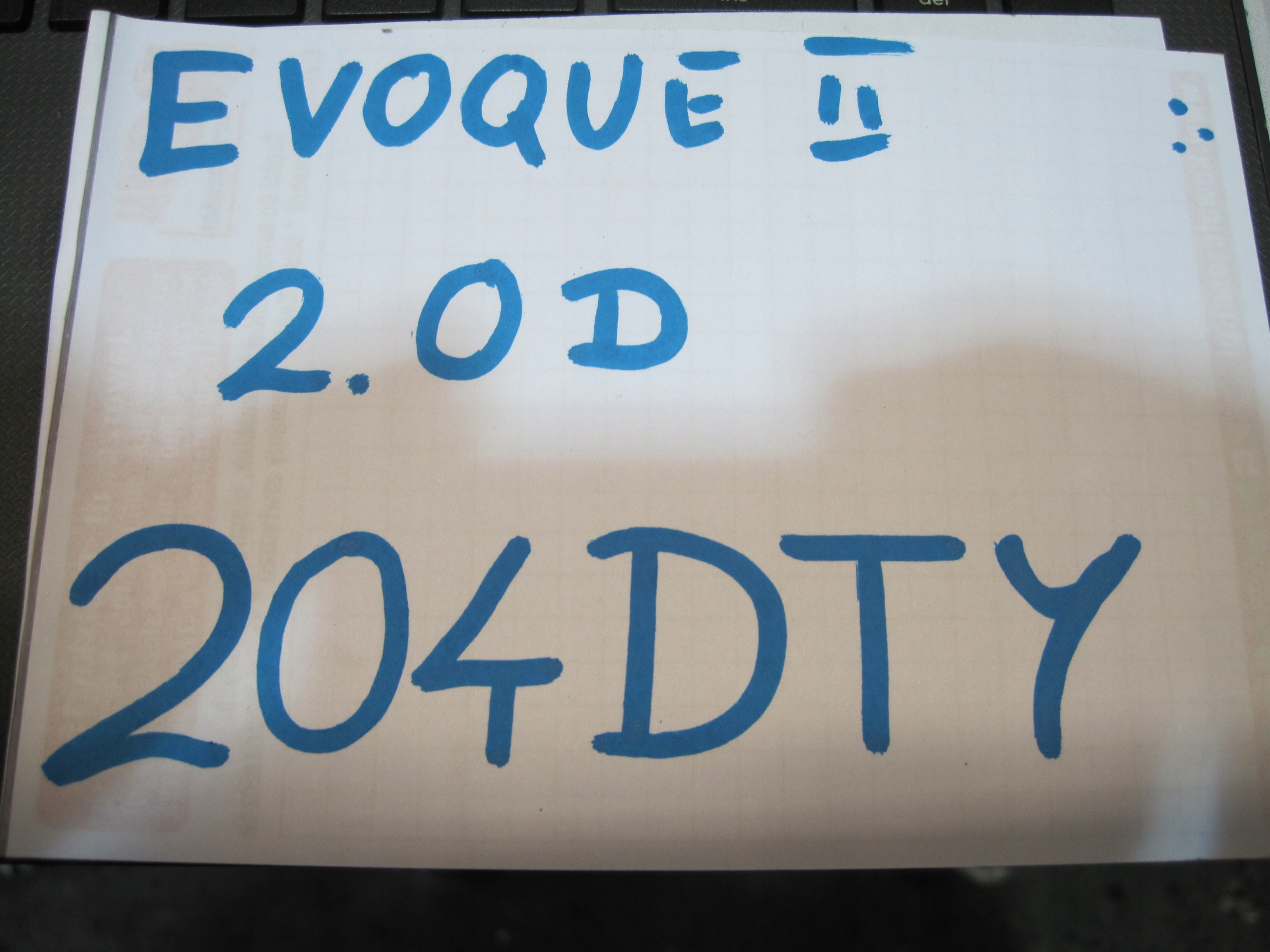 Motor motor RANGE ROVER EVOQUE II 2,0D 204DTY