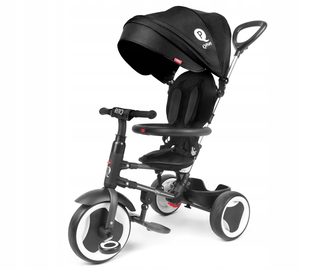 Milly Mally 3839 Qplay Rowerek trójkołowy Rito black