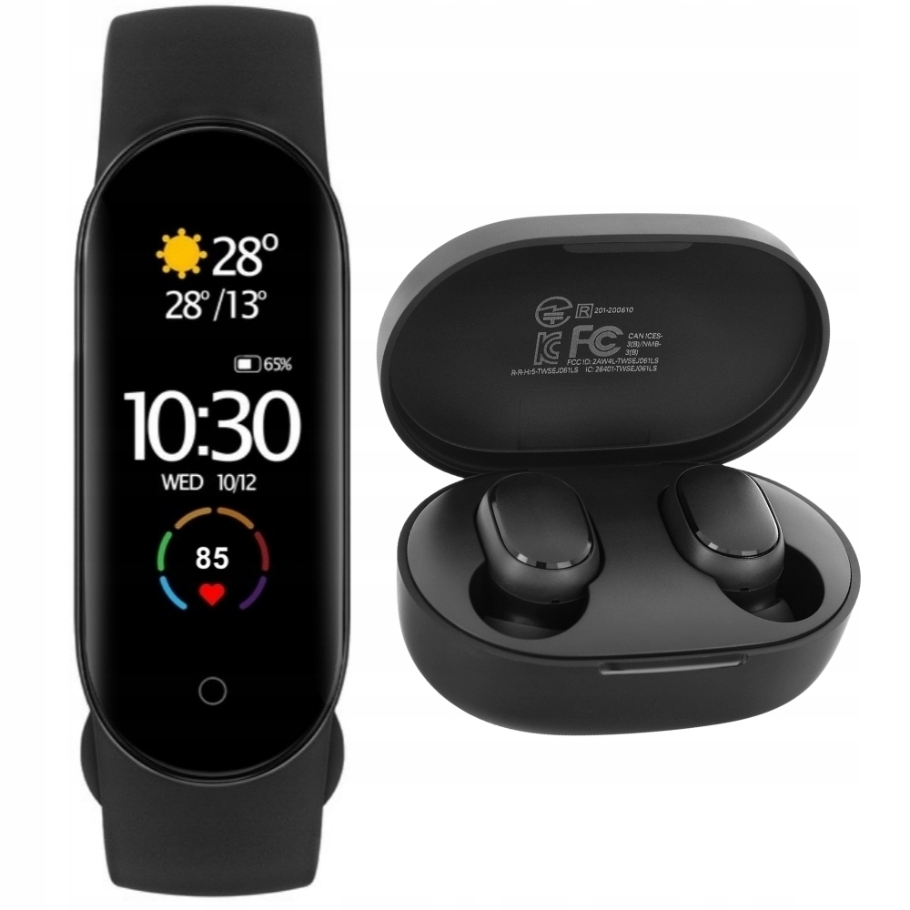 

Xiaomi MI Band 5 Smart Opaska + Słuchawki Airdots