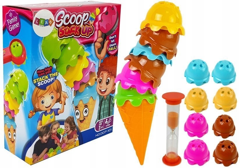 

Gra Zręcznościowa Lody w Wafelku Kolorowa Piramida