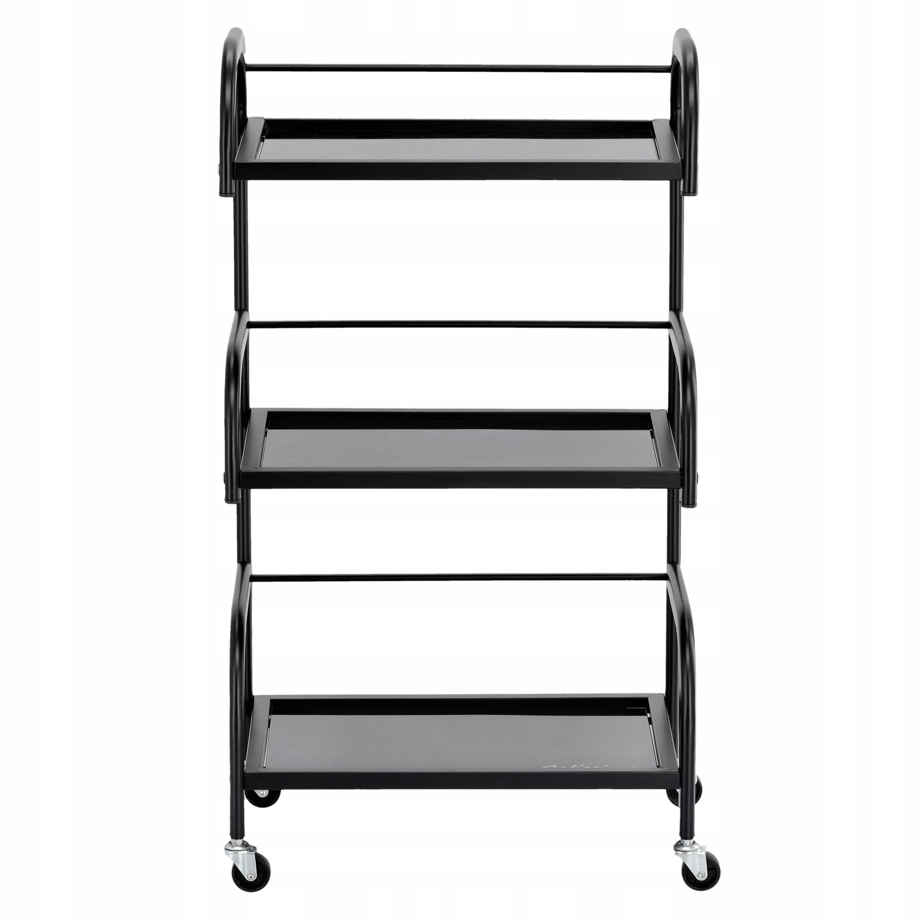 Wózek pomocnik fryzjerski do farbowania kosmetyczny do salonu SPA mobilny Kolor dominujący czarny