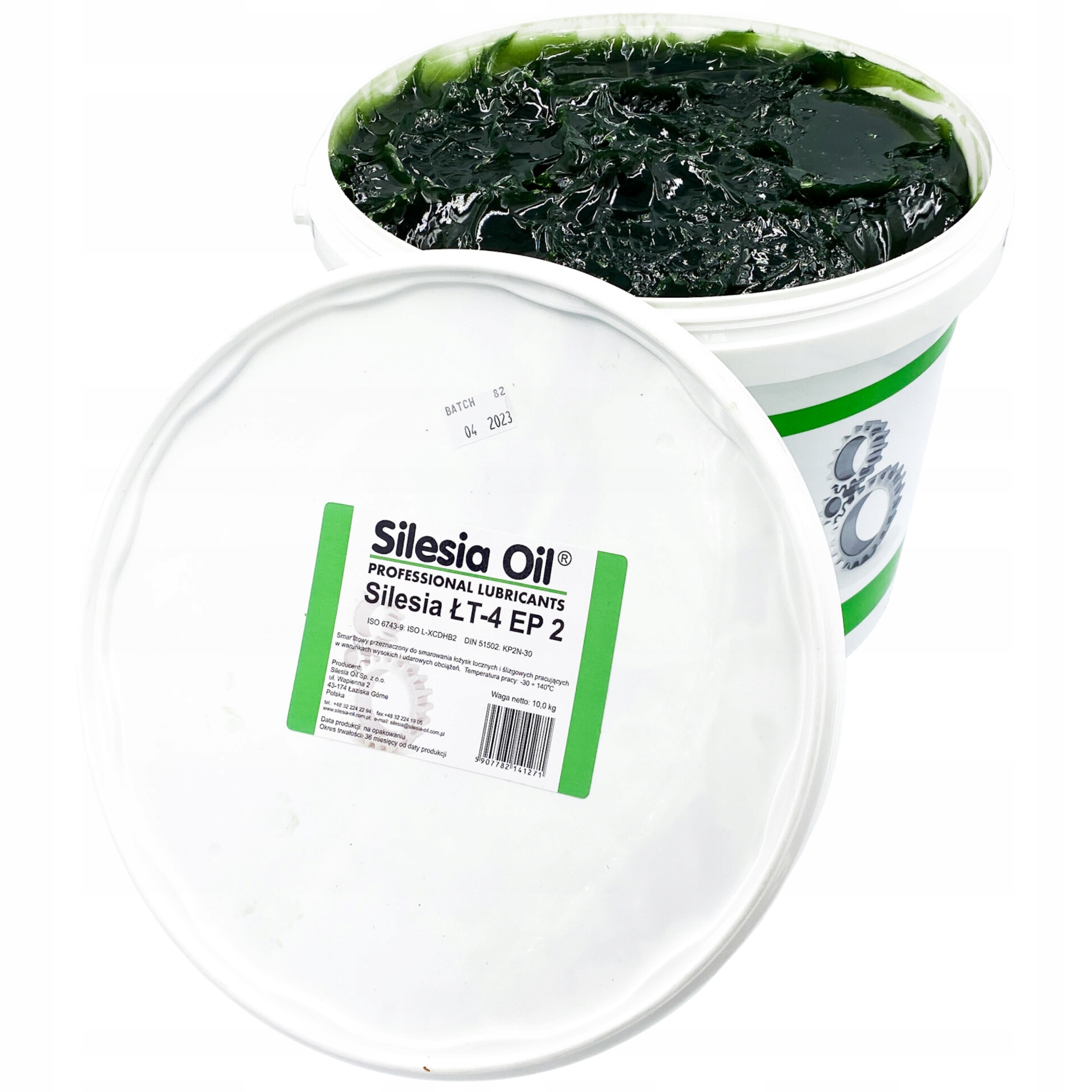 SMAR LITOWY DO KOPAREK ŁT4 EP2 10kg - SILESIA EAN (GTIN) 5907782141271