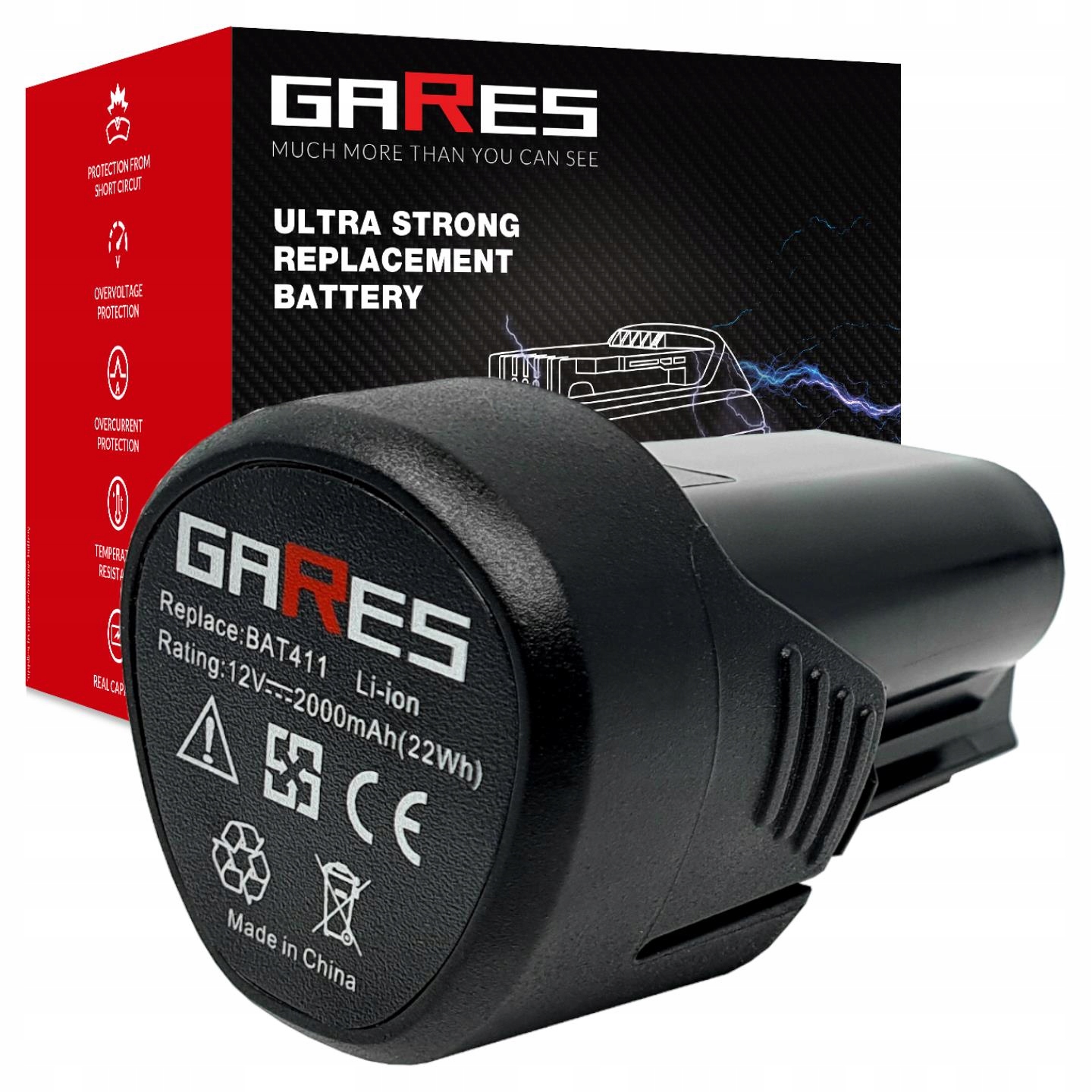 Baterie Akumulátor pro Bosch Gsr Gli Pli BAT411A BAT412A GSA-Li 10.8V 2Ah