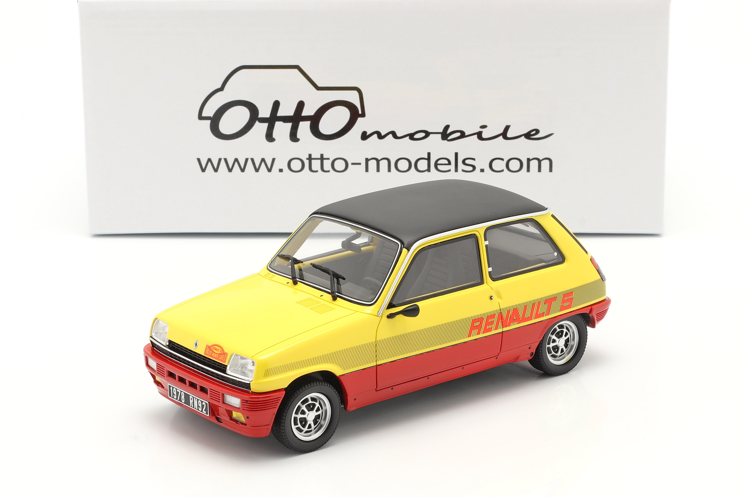 Otto Renault R5 Ts Monte Carlo 1978 Žlutá 1:18