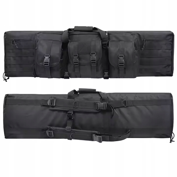 Pokrowiec na broń długą i krótką 96 cm czarny futerał Molle