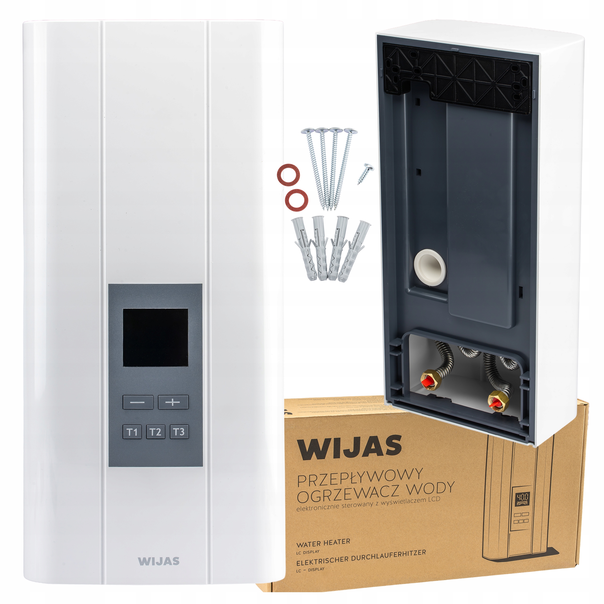 Ogrzewacz Wody Pow-lcd Multi 18-24 kW Podgrzewacz Przepływowy 400V IP24