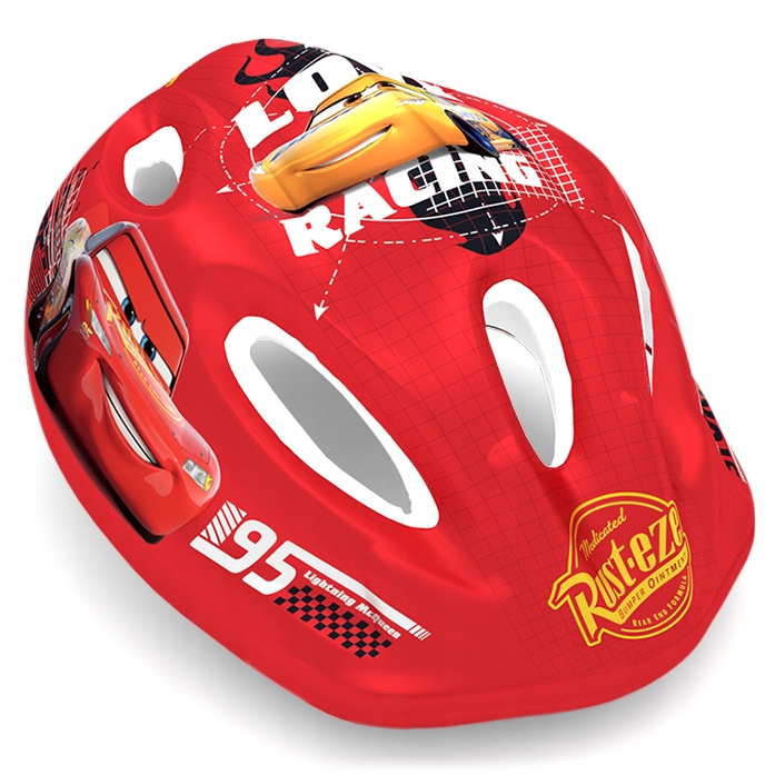 

Kask Rowerowy Dla Chłopca McQueen Auta Cars 52-56