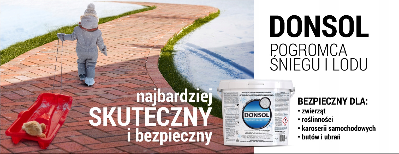 DONSOL 10kg niebieski ANTYLÓD pogromca śniegu lodu Producent inna