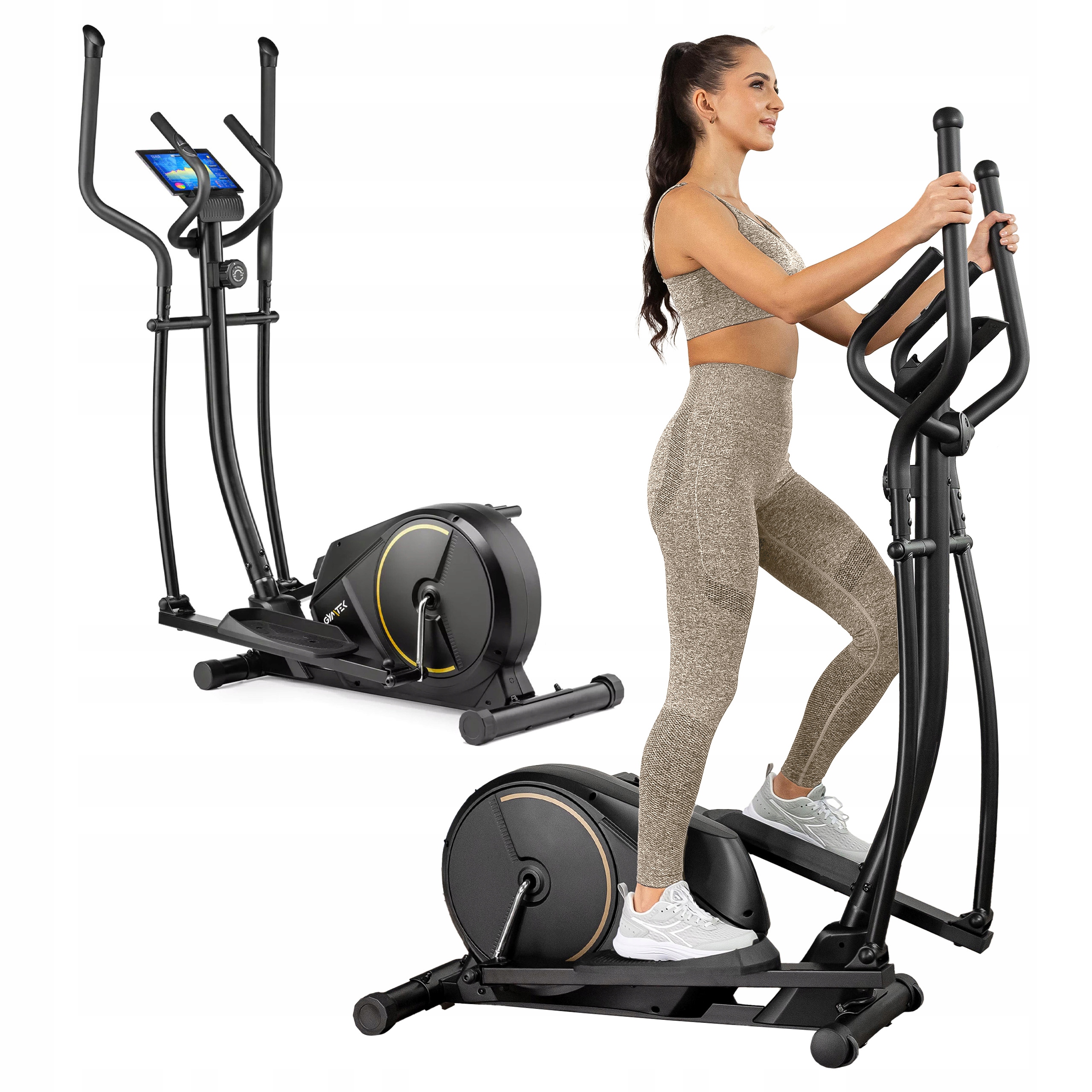 Orbi-trek Magnetyczny Trenażer Eliptyczny XC1500 Sensory Dotykowe Gymtek
