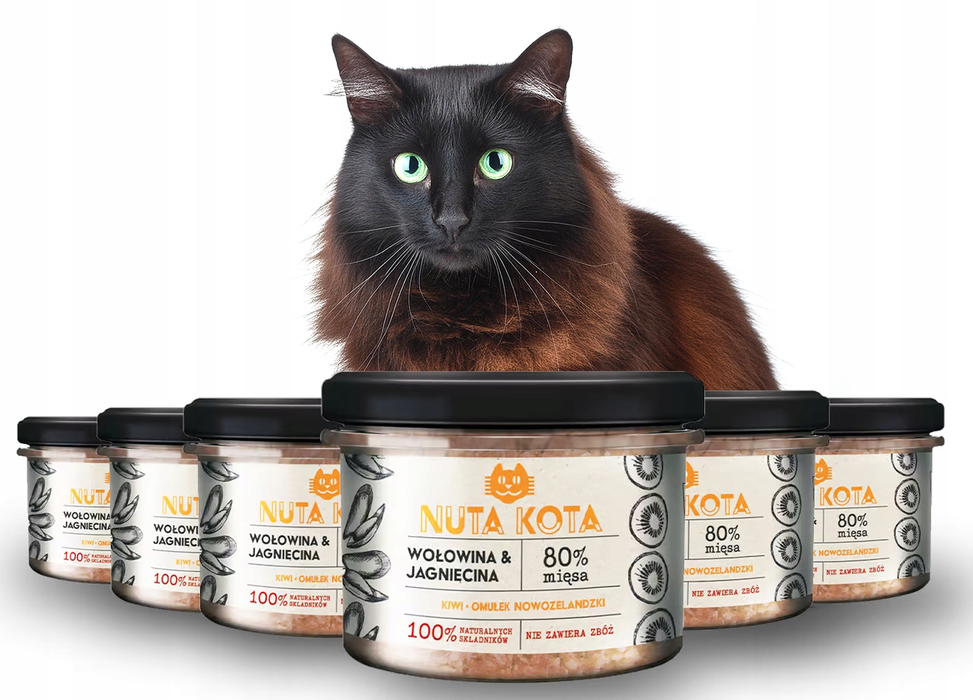 Levně Nuta Kota s hovězím a jehněčím masem 200 g