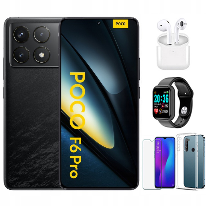 Смартфон POCO F6 Pro 12 ГБ / 512 ГБ 5G черный