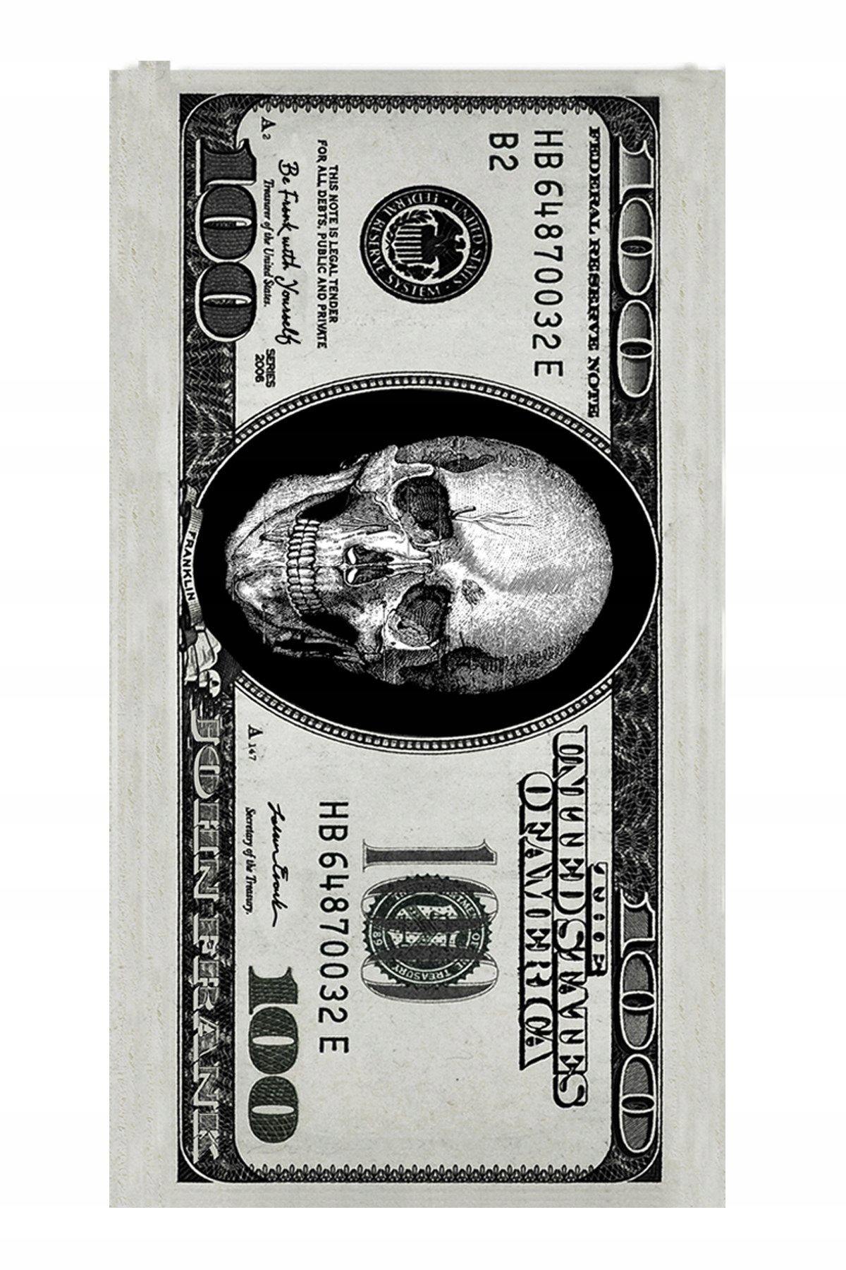 John Frank Plážový Ručník JFSS22TW24-DOLLAR