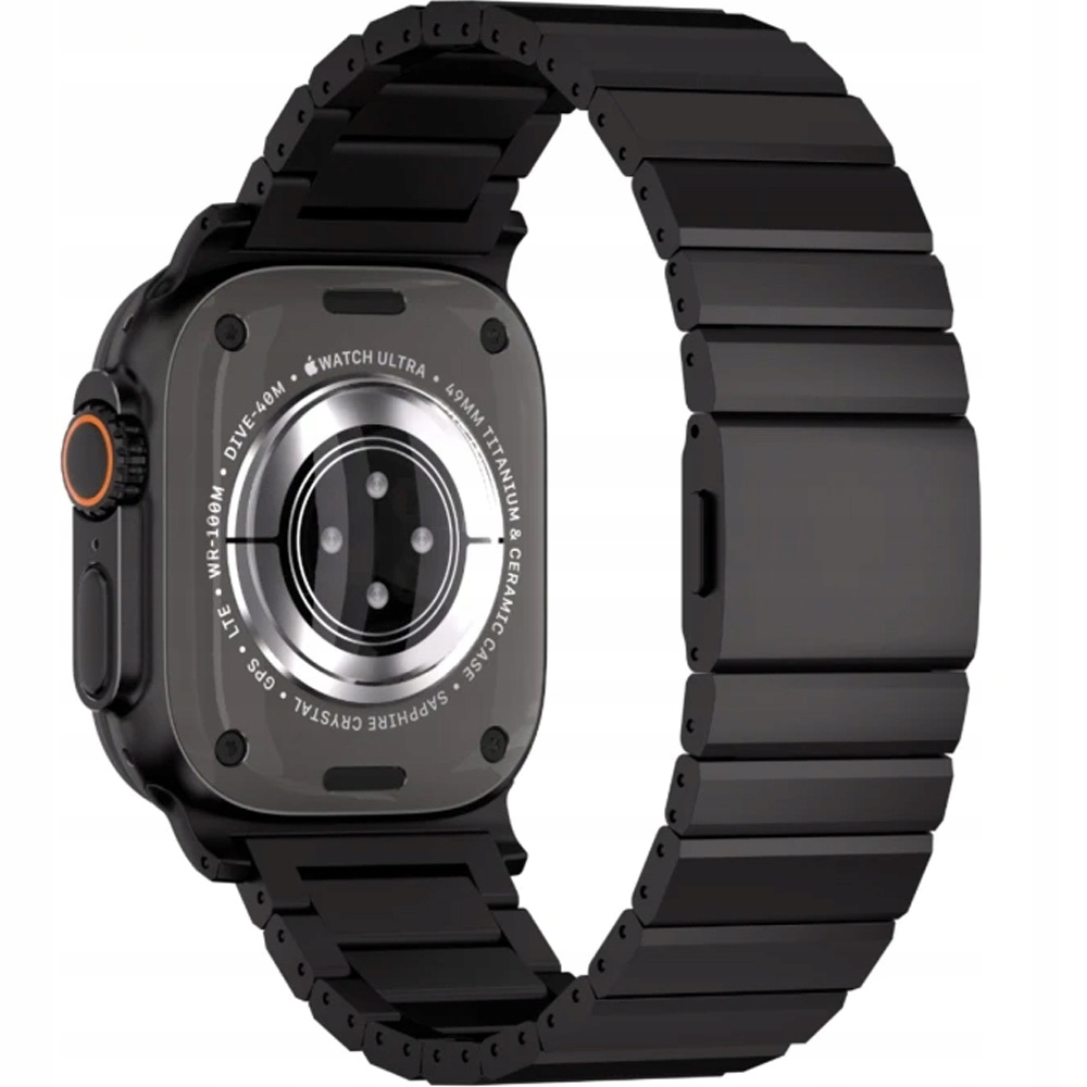 Pásik Mobile Origin pre Apple Watch 49/46/45/44 mm, titánový, náramok na ruku
