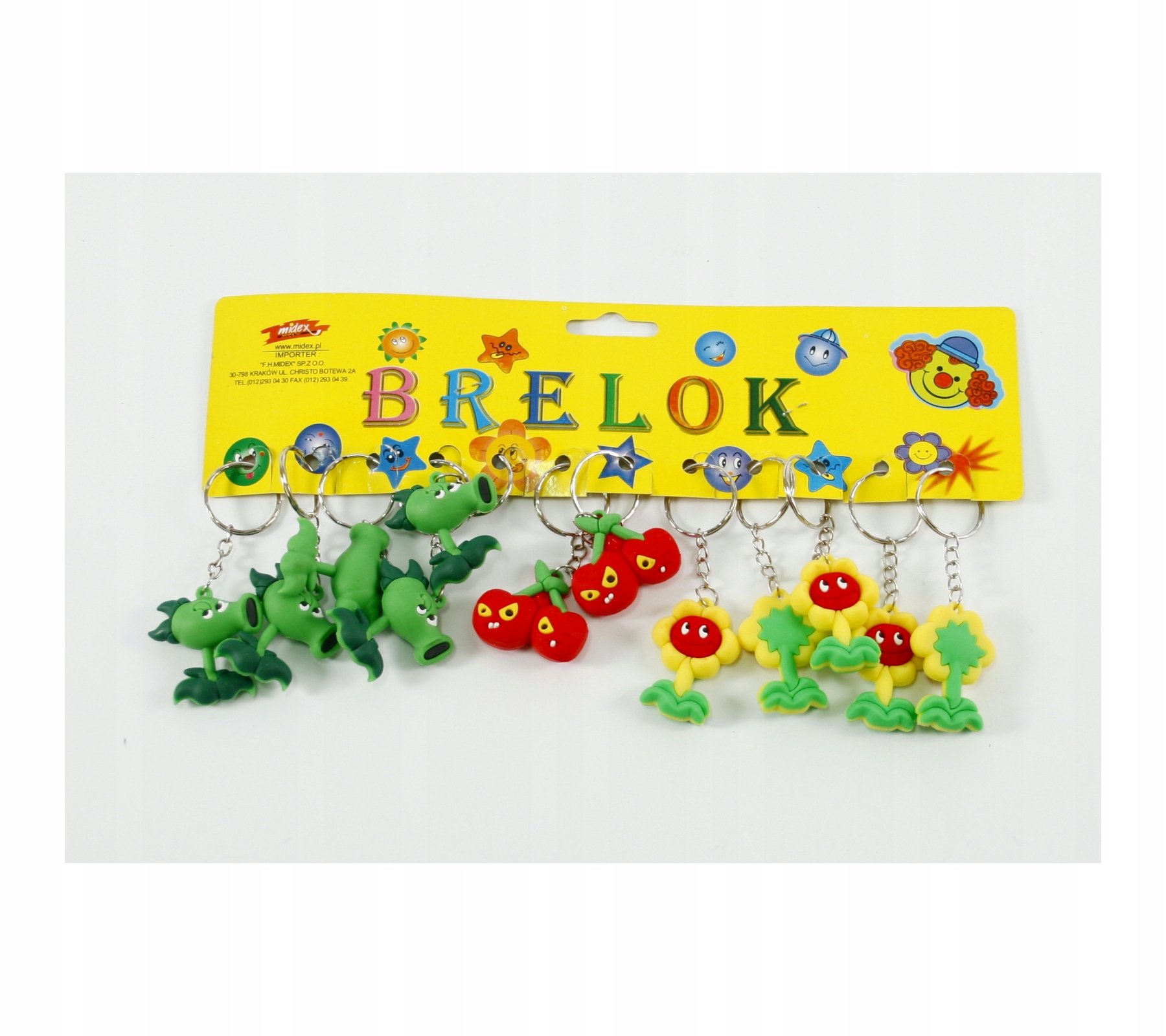 

Brelok Gumowy Kolorowe Warzywa Zestaw 12szt