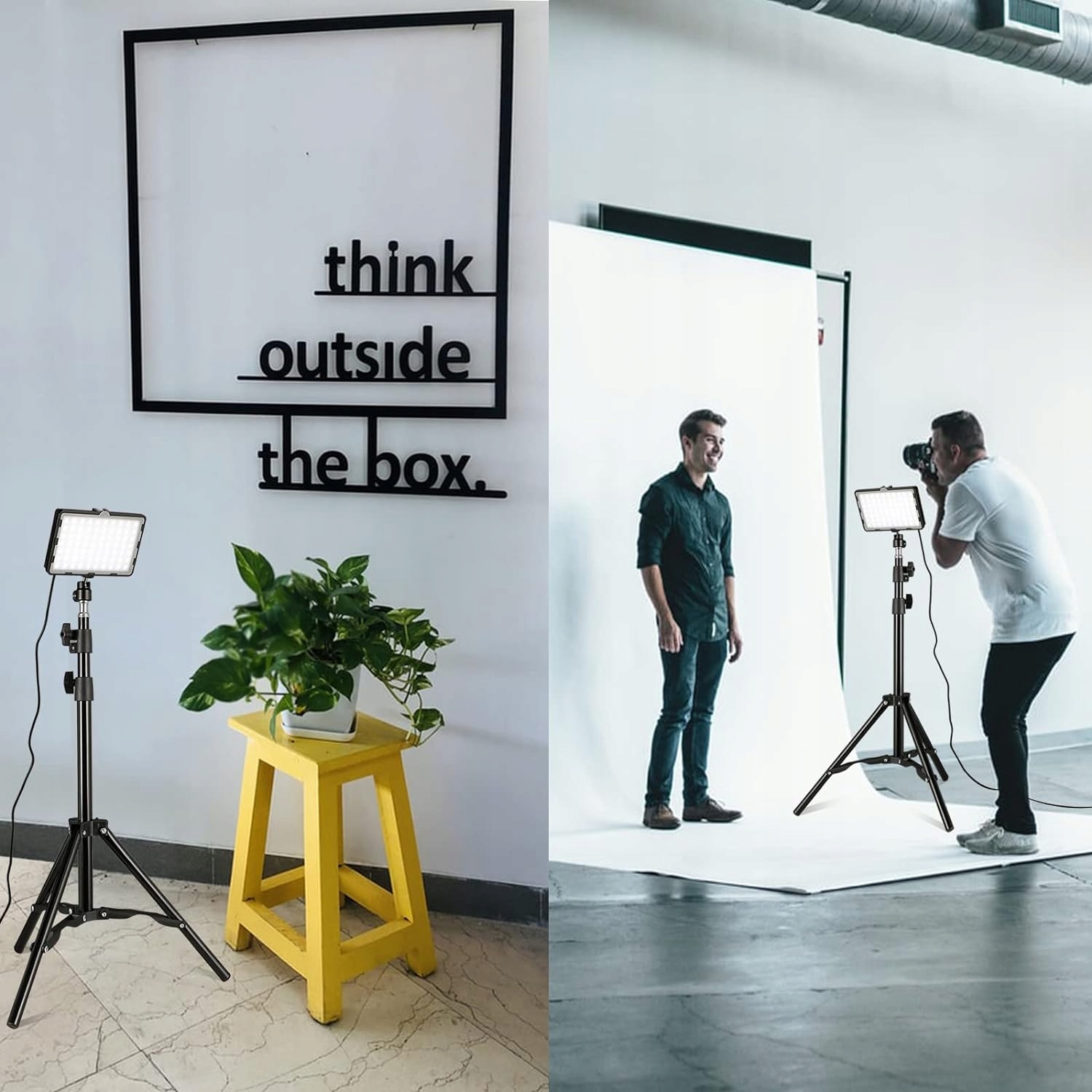 LAMPA FOTOGRAFICZNA SOFTBOX ALTSON ŚWIATŁO WIDEO LED ZESTAW 2SZT STOJAK PRO Model xrc60