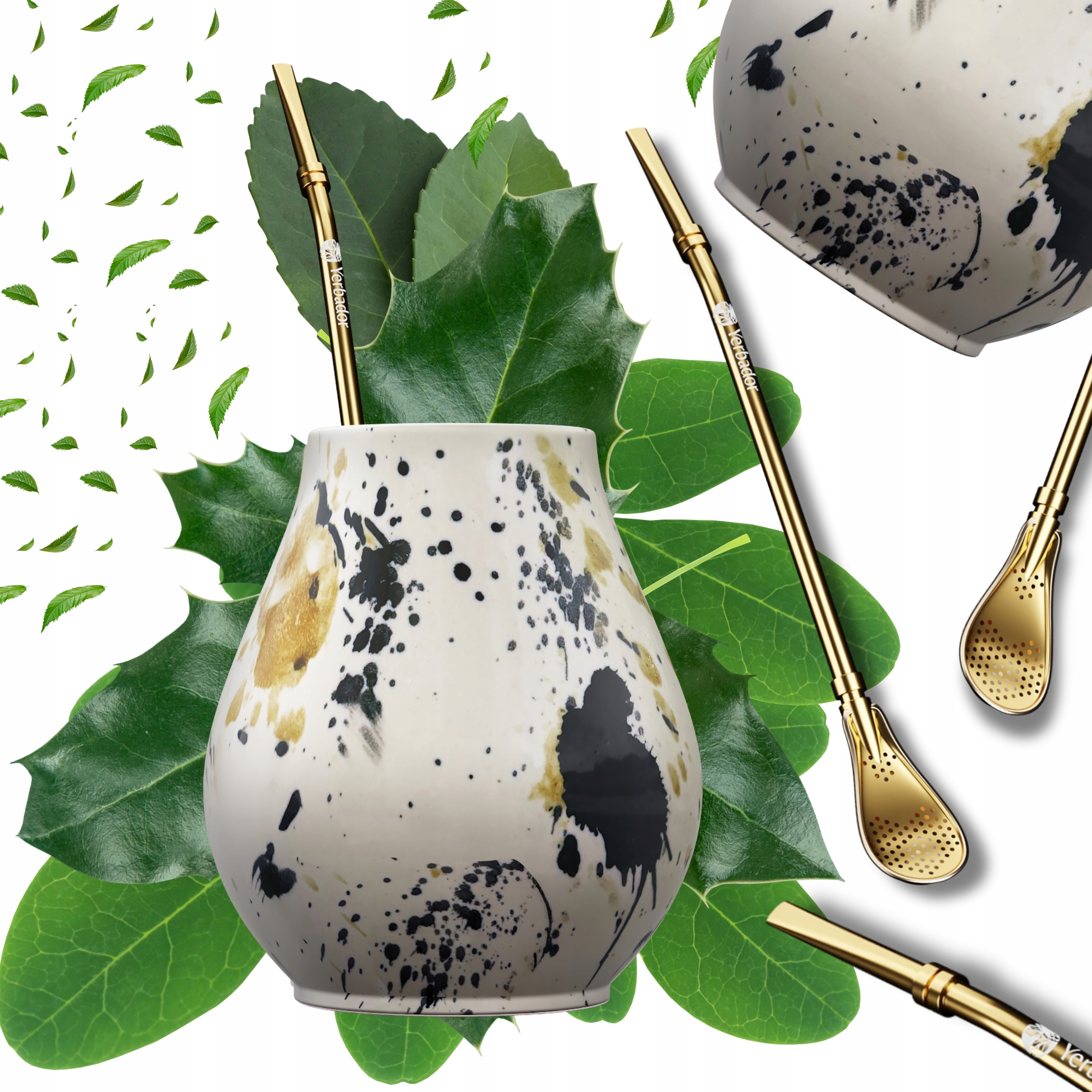 Levně Hrnek na Yerba Mate Yerbador Keramický Matero Boho