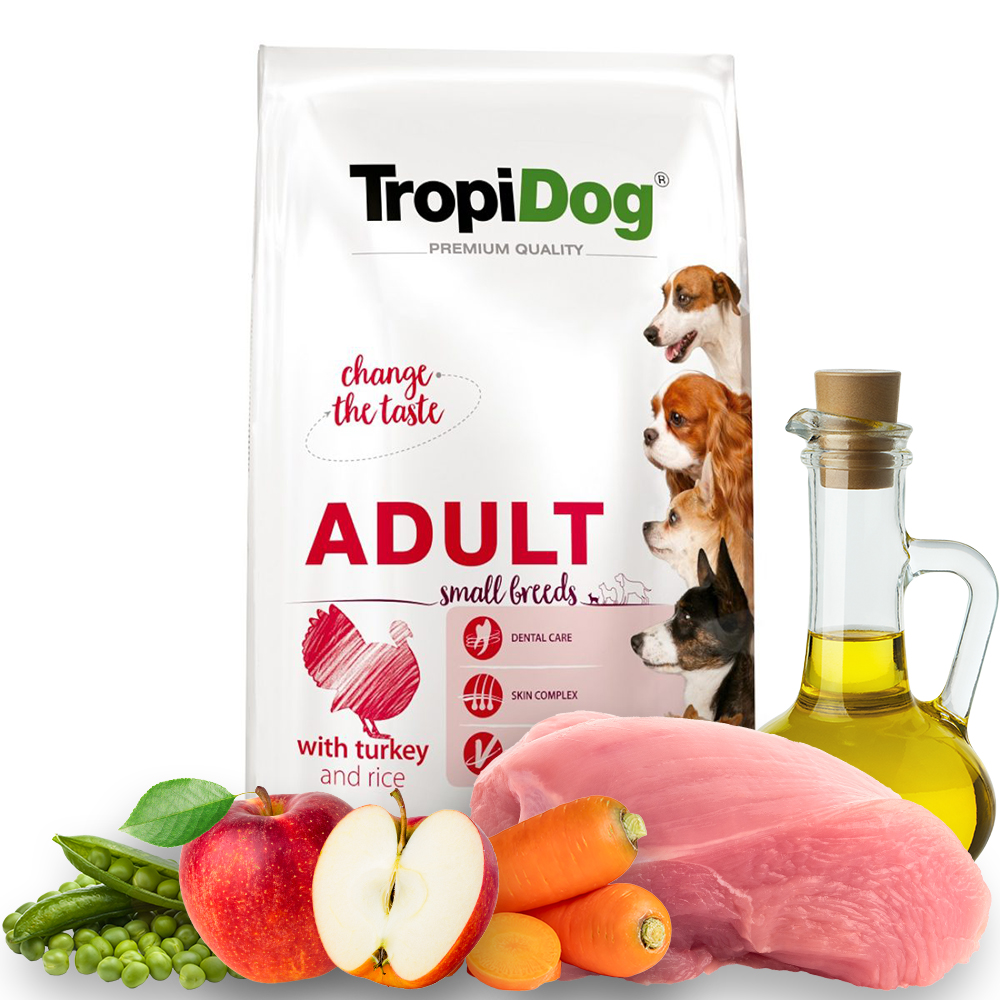 Tropidog Small Mini Turkey 8kg Adult Indyk dla małych ras