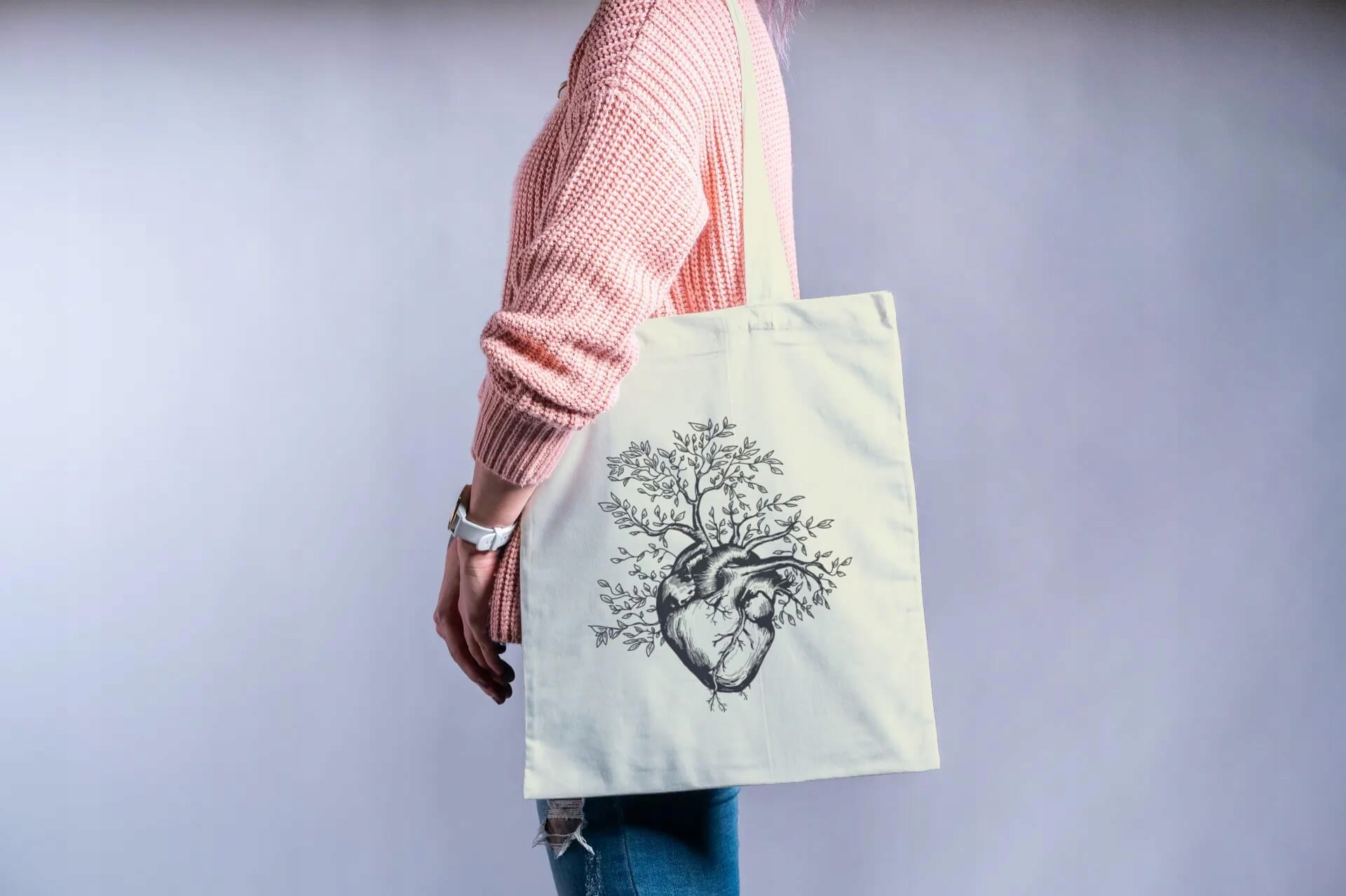 TOREBKA TORBA EKO DAMSKA DUŻA NA RAMIĘ A4 SHOPPER EAN (GTIN) 5903855090569