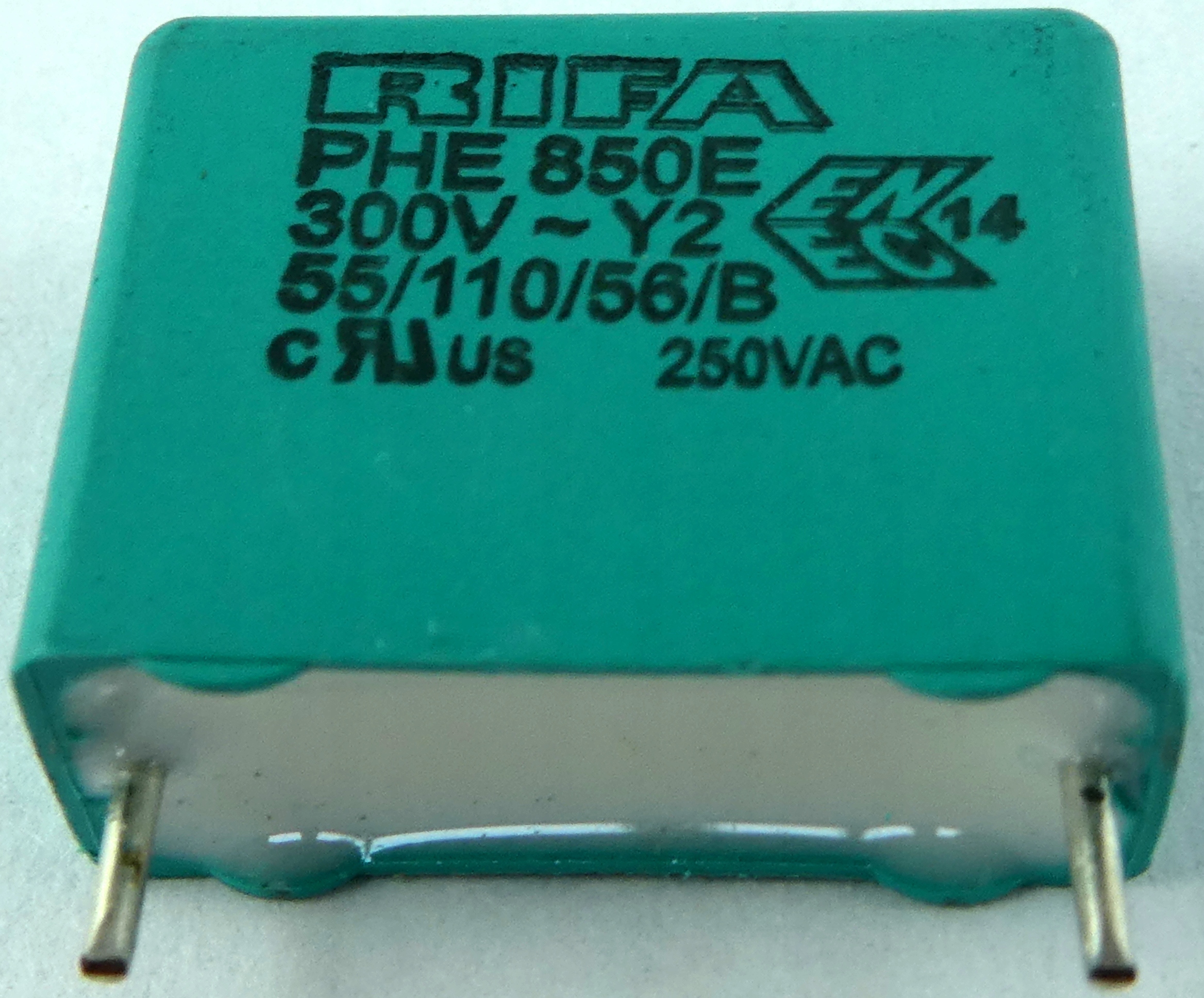 

Foliowy Rifa Y2 22nF 0,022uF 20% 300V Ac 10szt