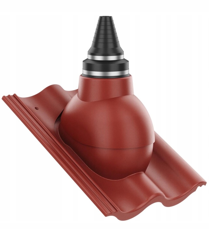 Anténní Průchod Střešní Taškou Braas Keltská Višeň