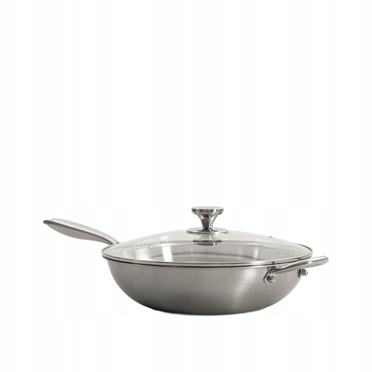 Wok Arden z nerezové oceli 34 cm Homla