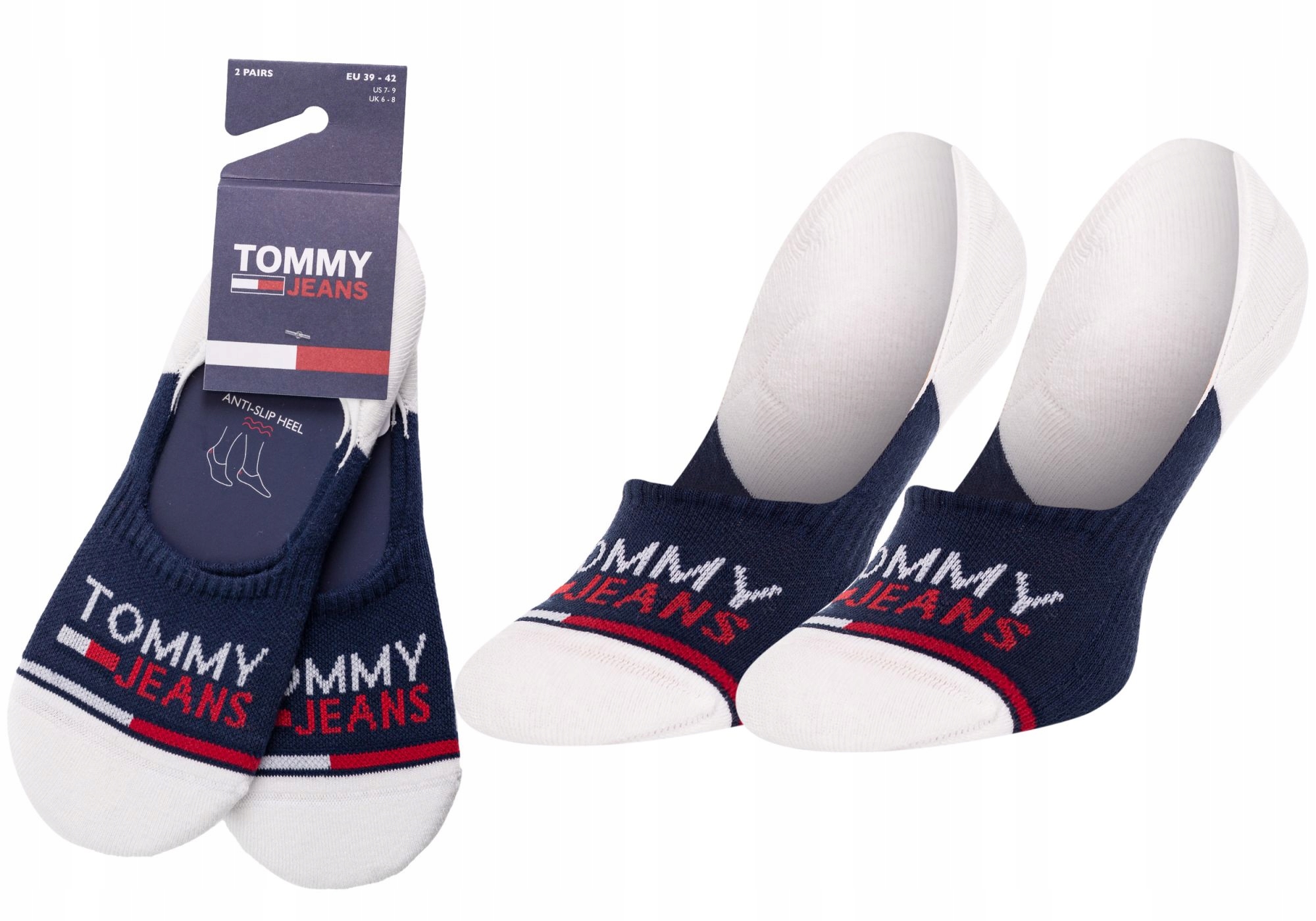 

Tommy Hilfiger Skarpetki Stopki Footie 2P R:35-38